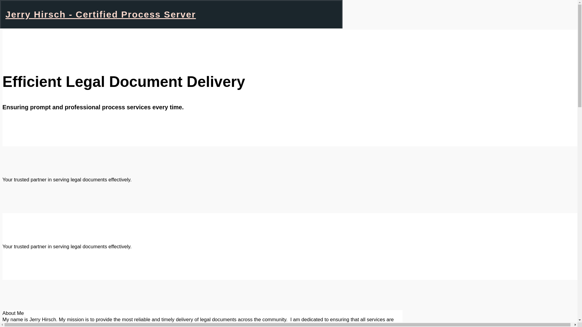 website screenshot of https://jerry-hirsch---certified-process-server.com/