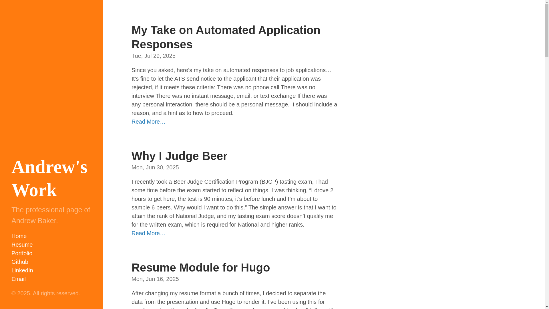 website screenshot of https://orangeru-work.pages.dev/