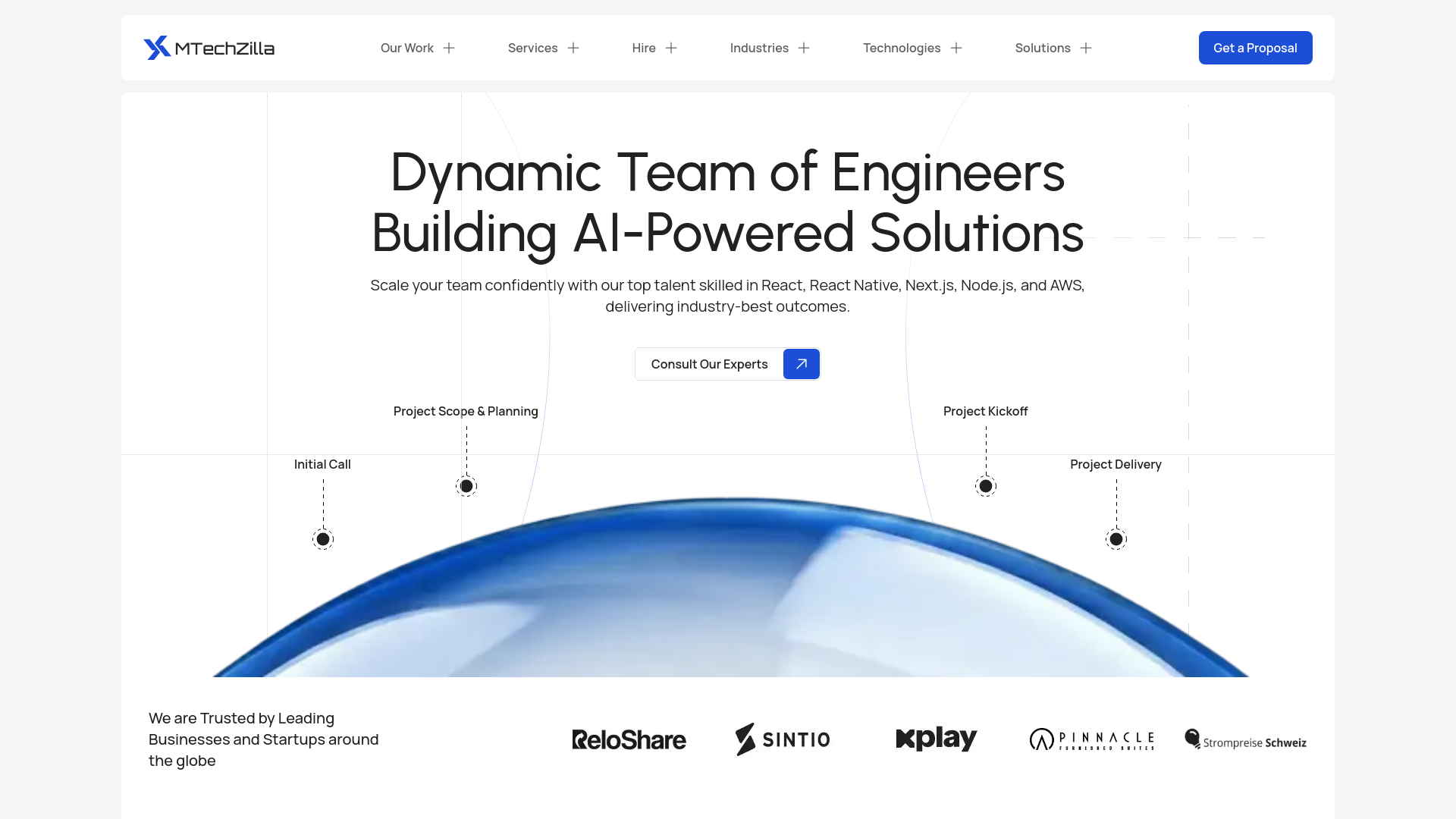 website screenshot of https://livemtechzilla.co