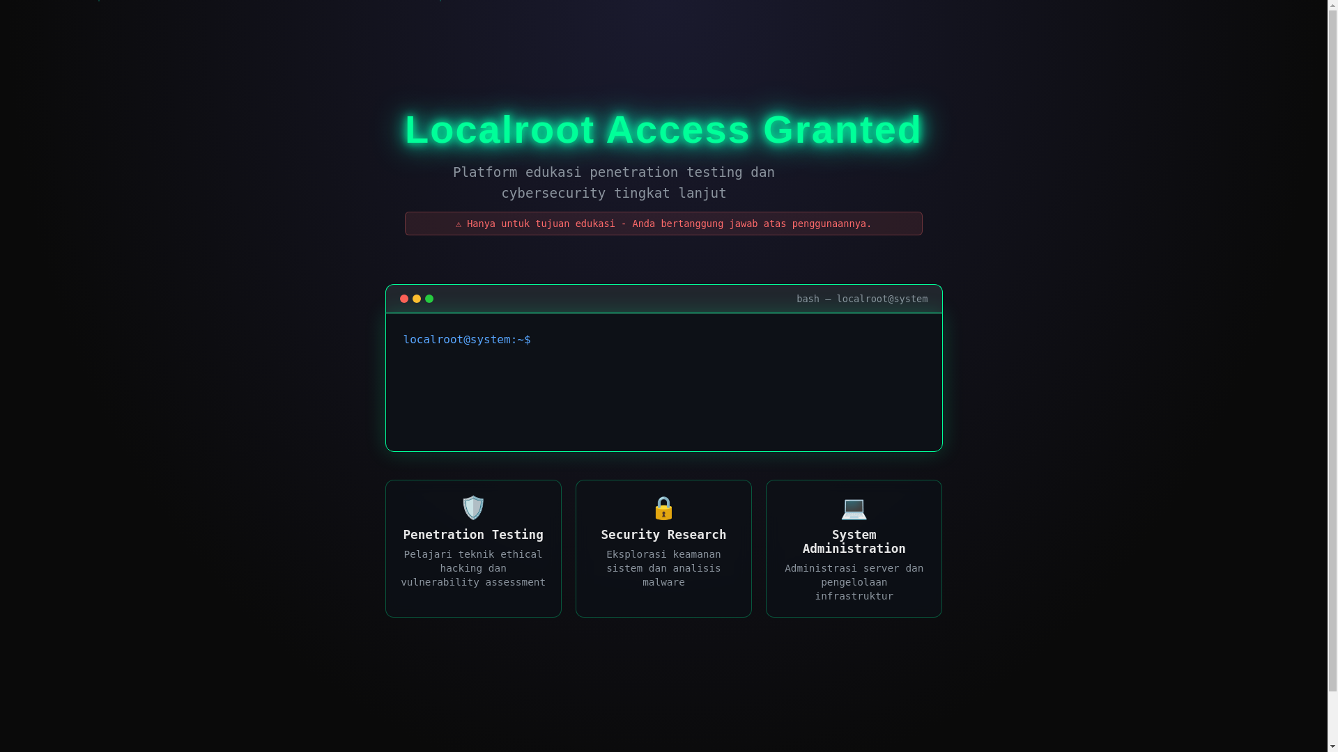 website screenshot of https://localserver-cry.pages.dev/