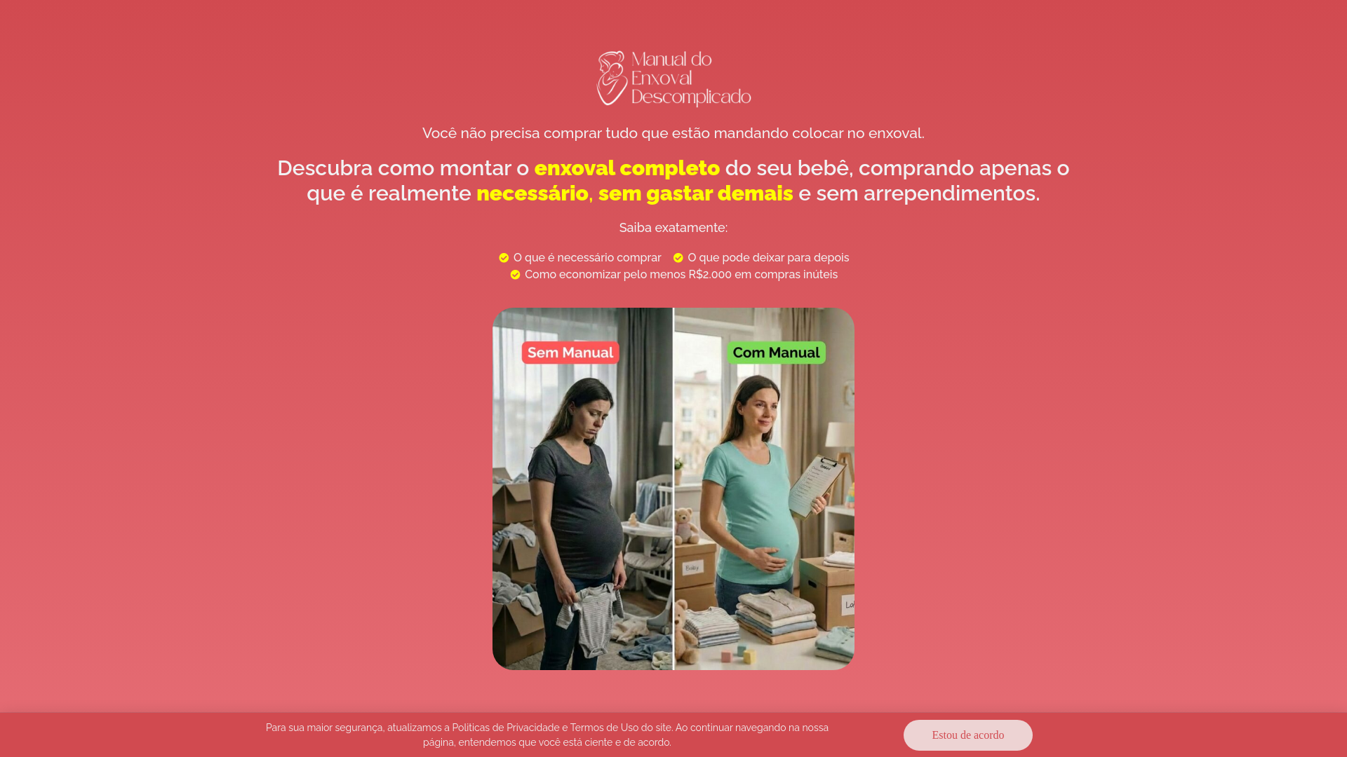 website screenshot of https://manualenxoval.com.br/