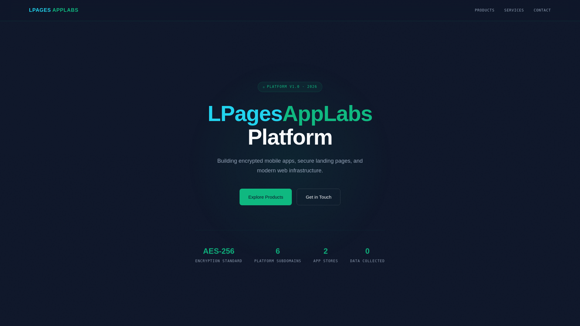 website screenshot of https://lpagesapplabs.pages.dev/