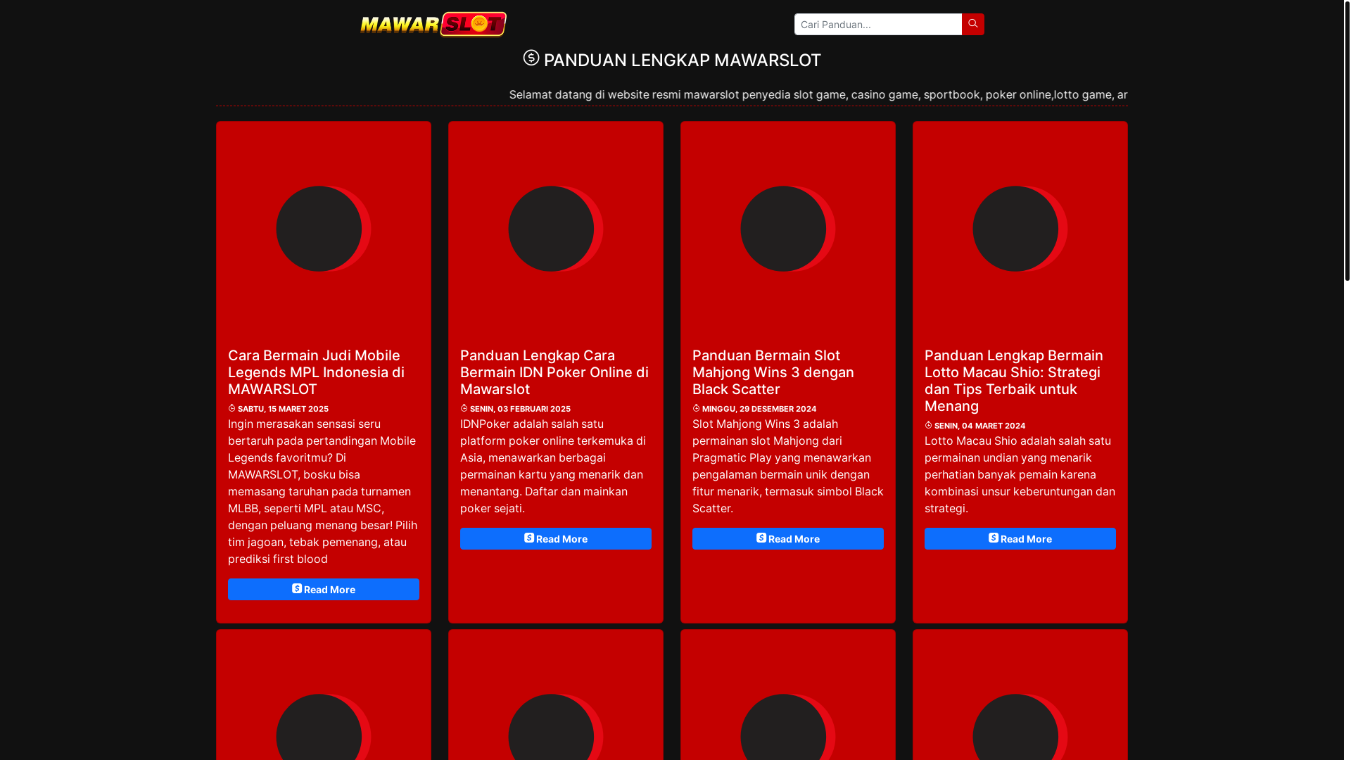 website screenshot of https://panduanmawarslot3.site/