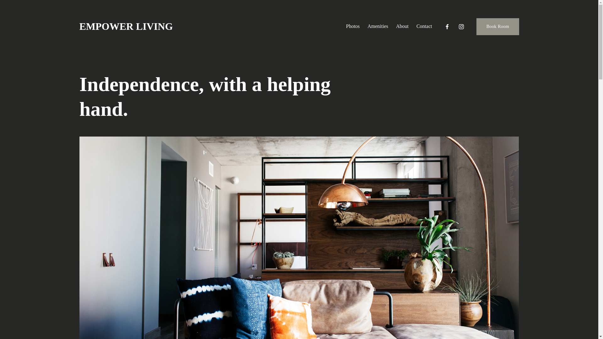website screenshot of https://empowerlivingie.com/