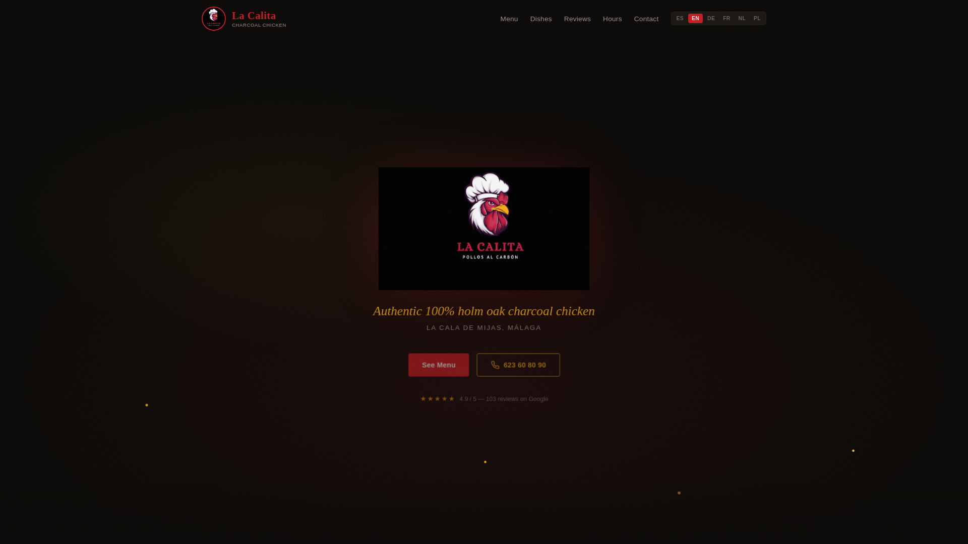 website screenshot of https://mm-asador-la-calita.pages.dev/