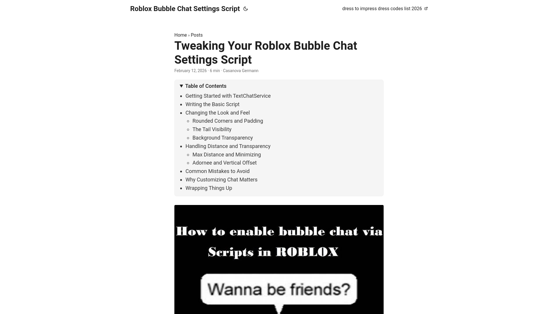 website screenshot of https://roblox-bubble-chat-settings-script.pages.dev/