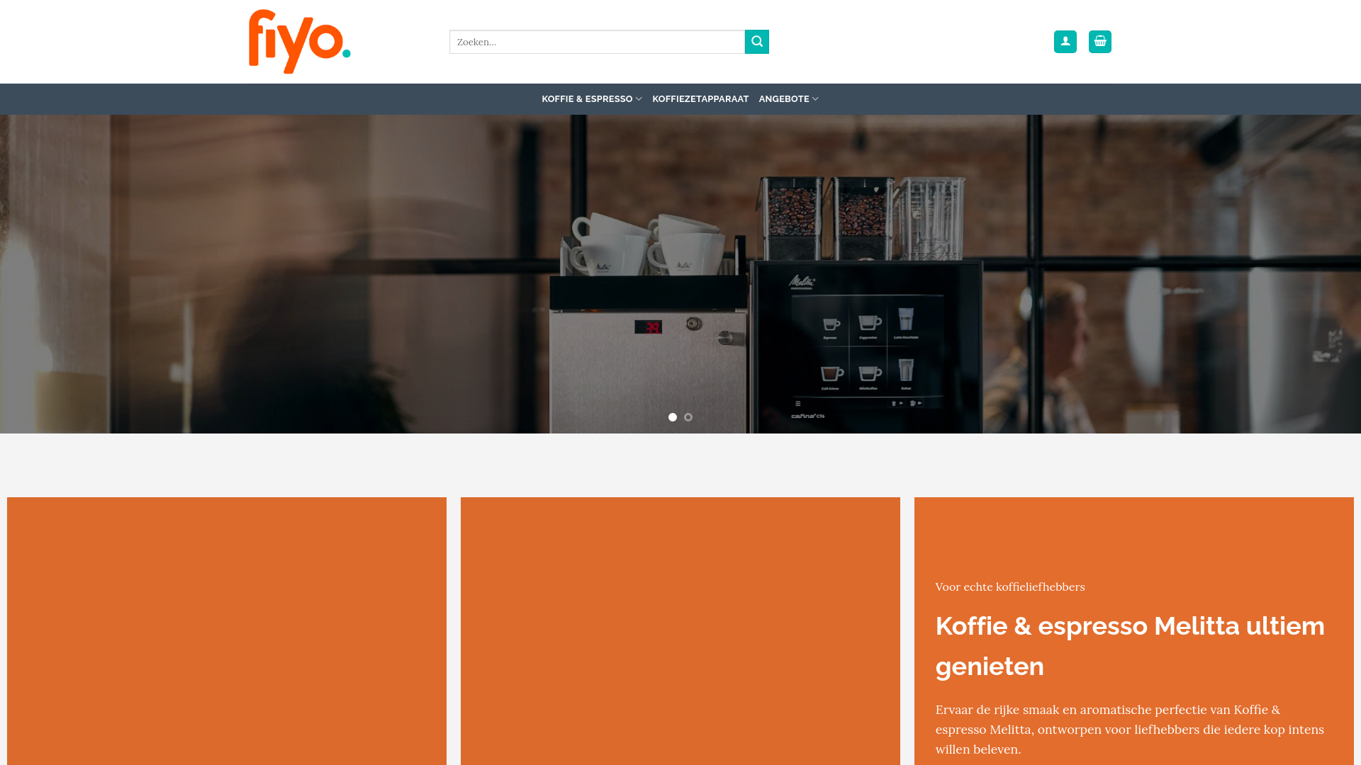 website screenshot of https://melittakoffiemolens.com/