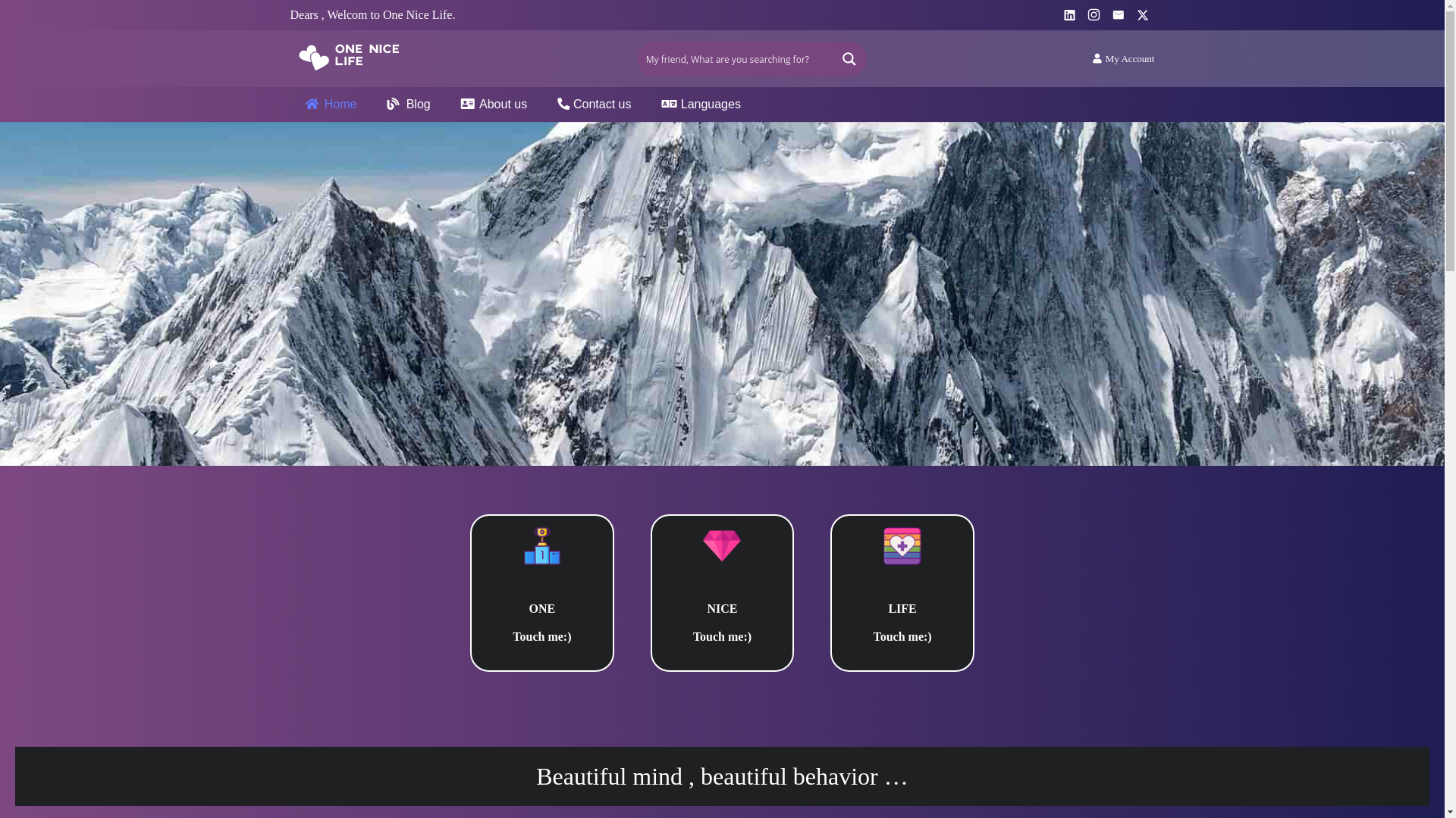 website screenshot of https://1nicelife.com/