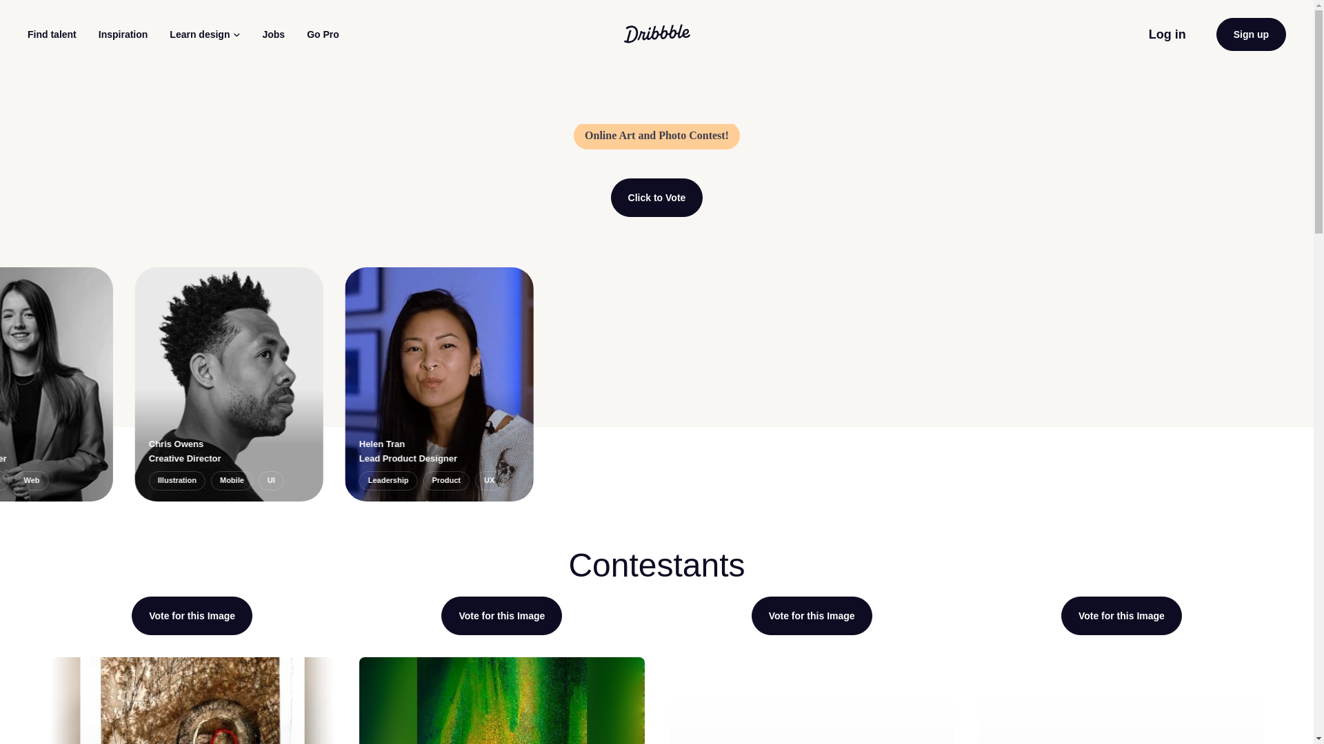 website screenshot of https://royalpatronsdribbblecontest.pages.dev/