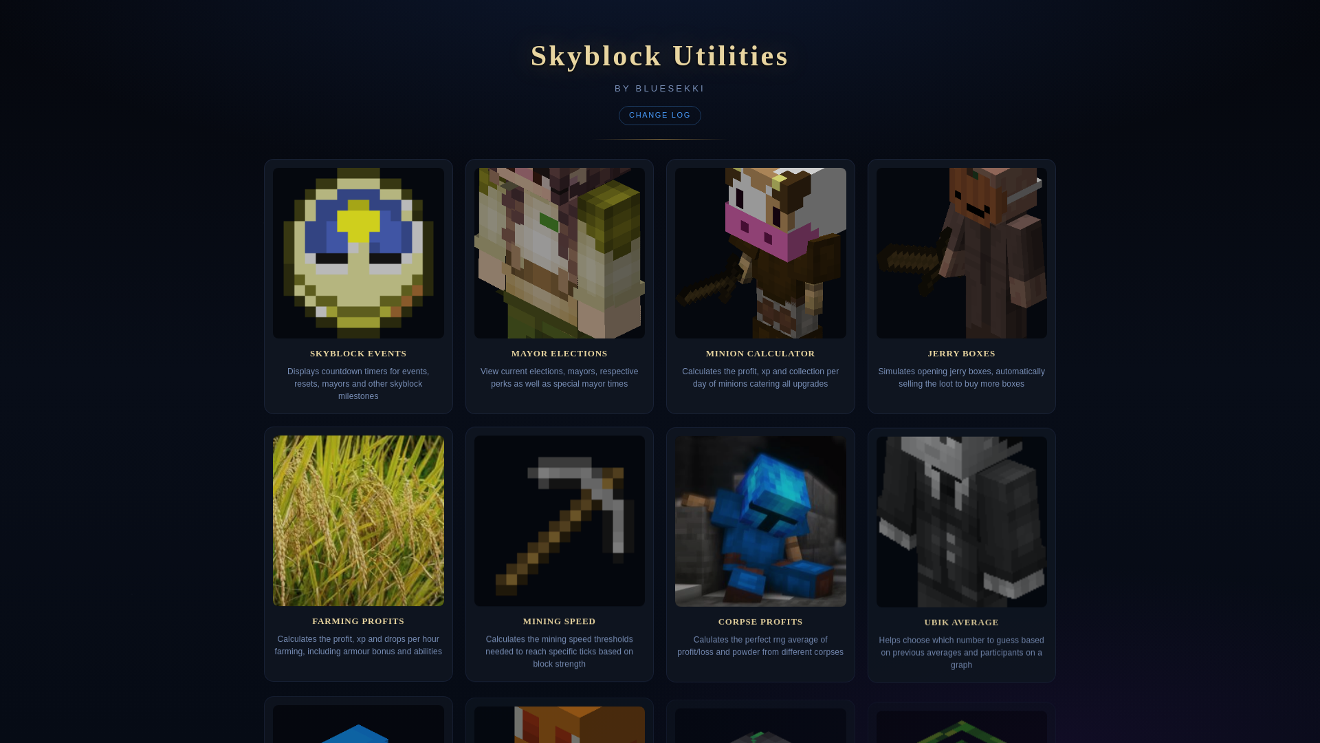 website screenshot of https://sekki-minions.pages.dev/