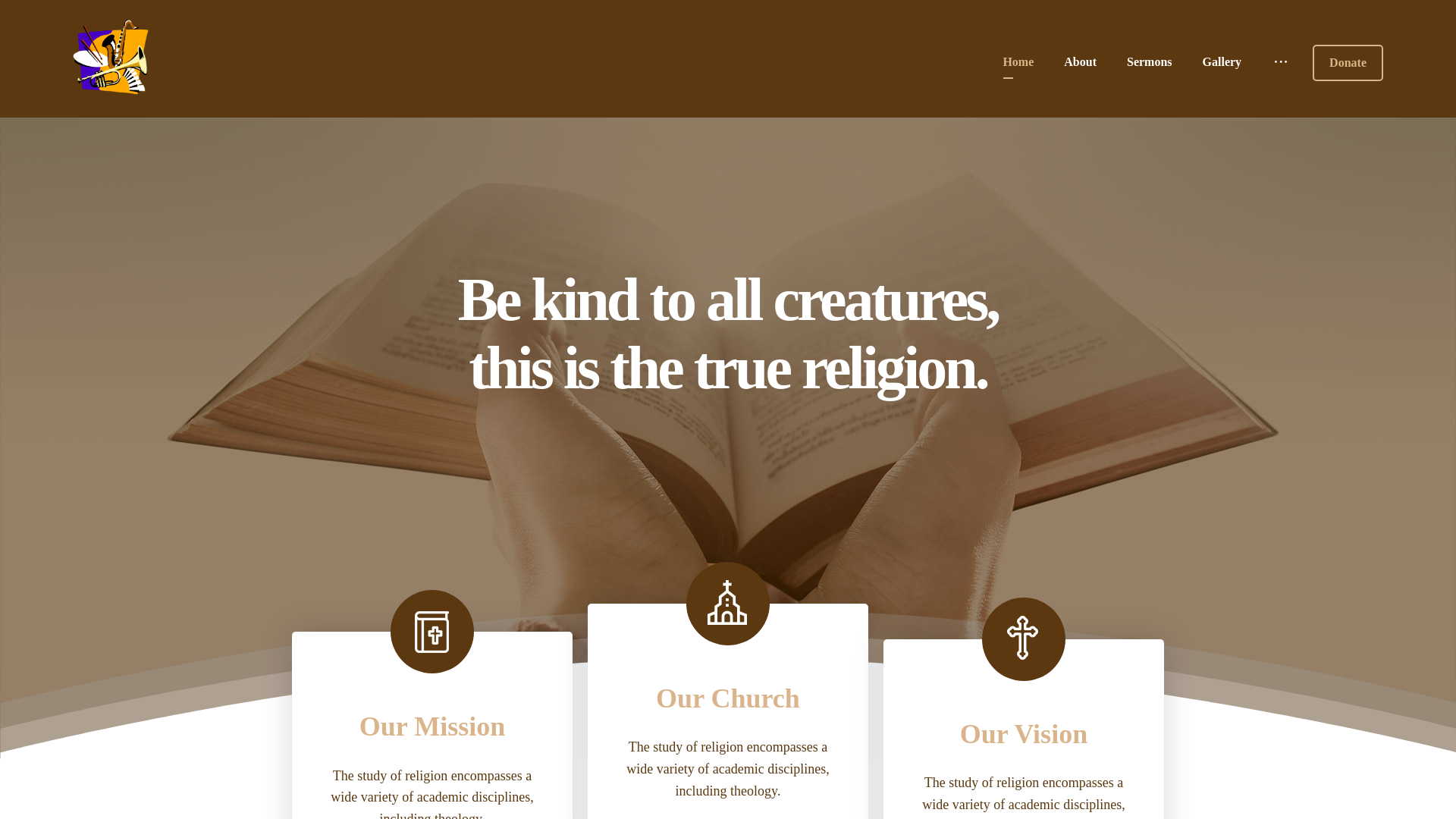 website screenshot of https://egliselalouange.co.za/