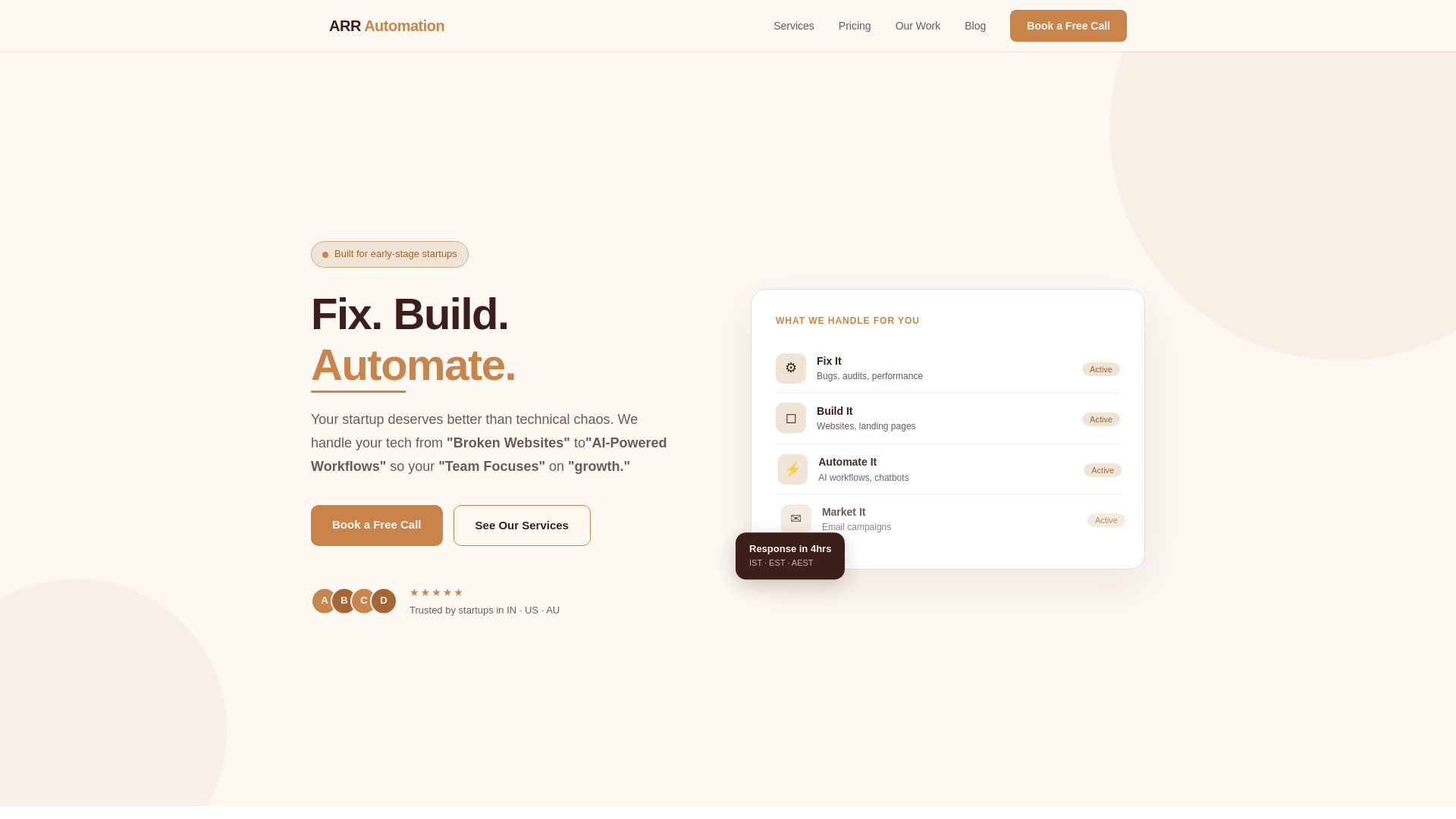 website screenshot of https://arr-automation.pages.dev/
