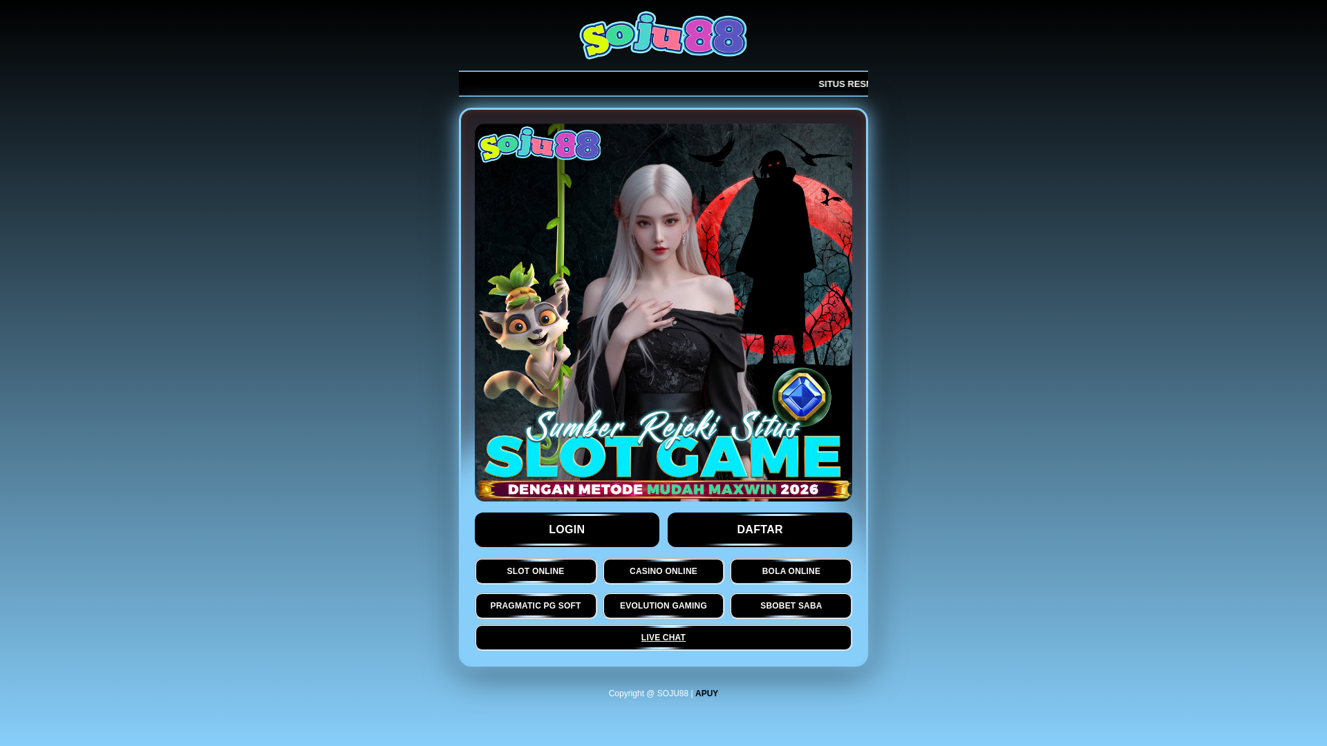 website screenshot of https://seluruh-tempat.pages.dev/