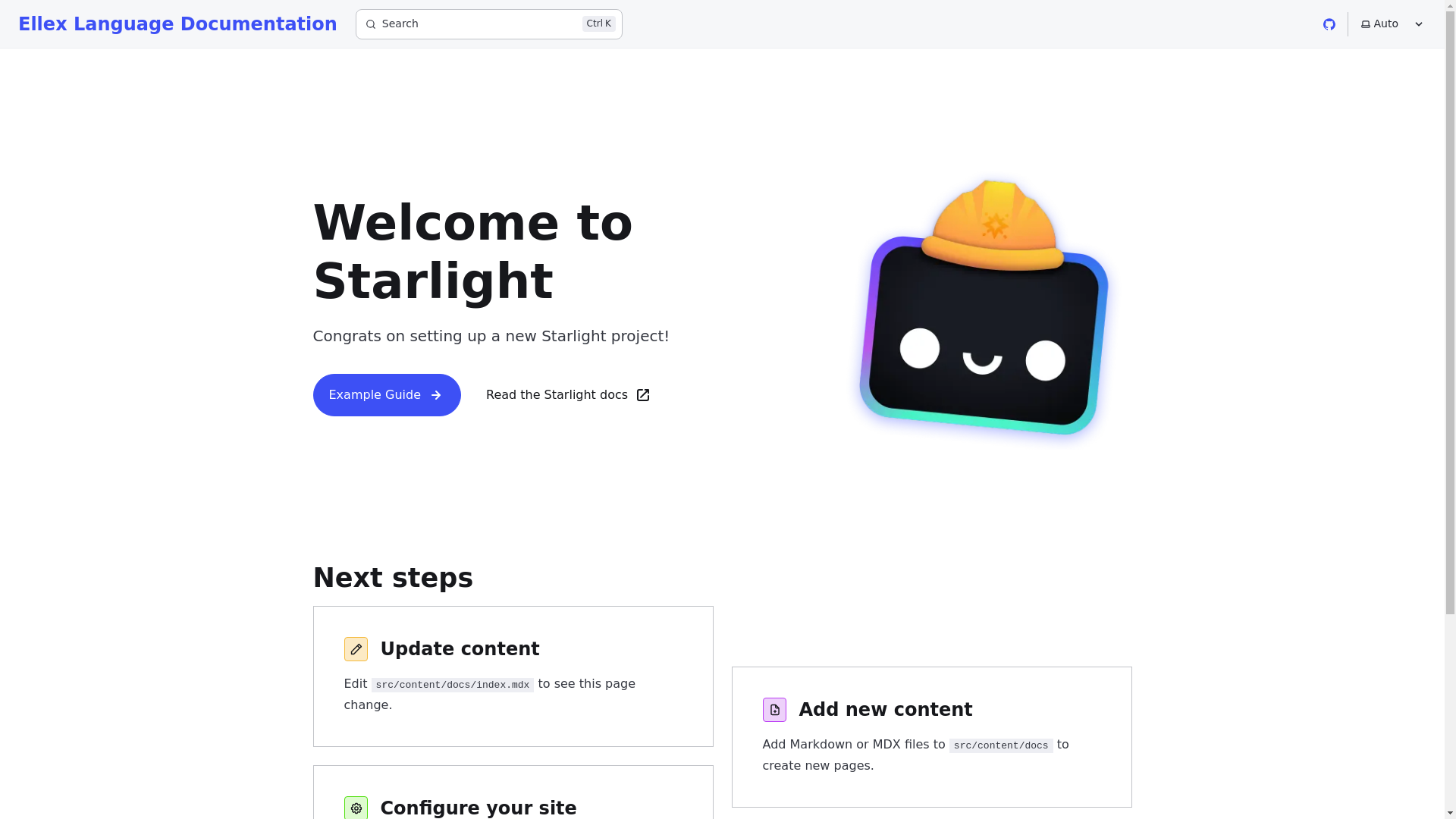 website screenshot of https://ellex.pages.dev/