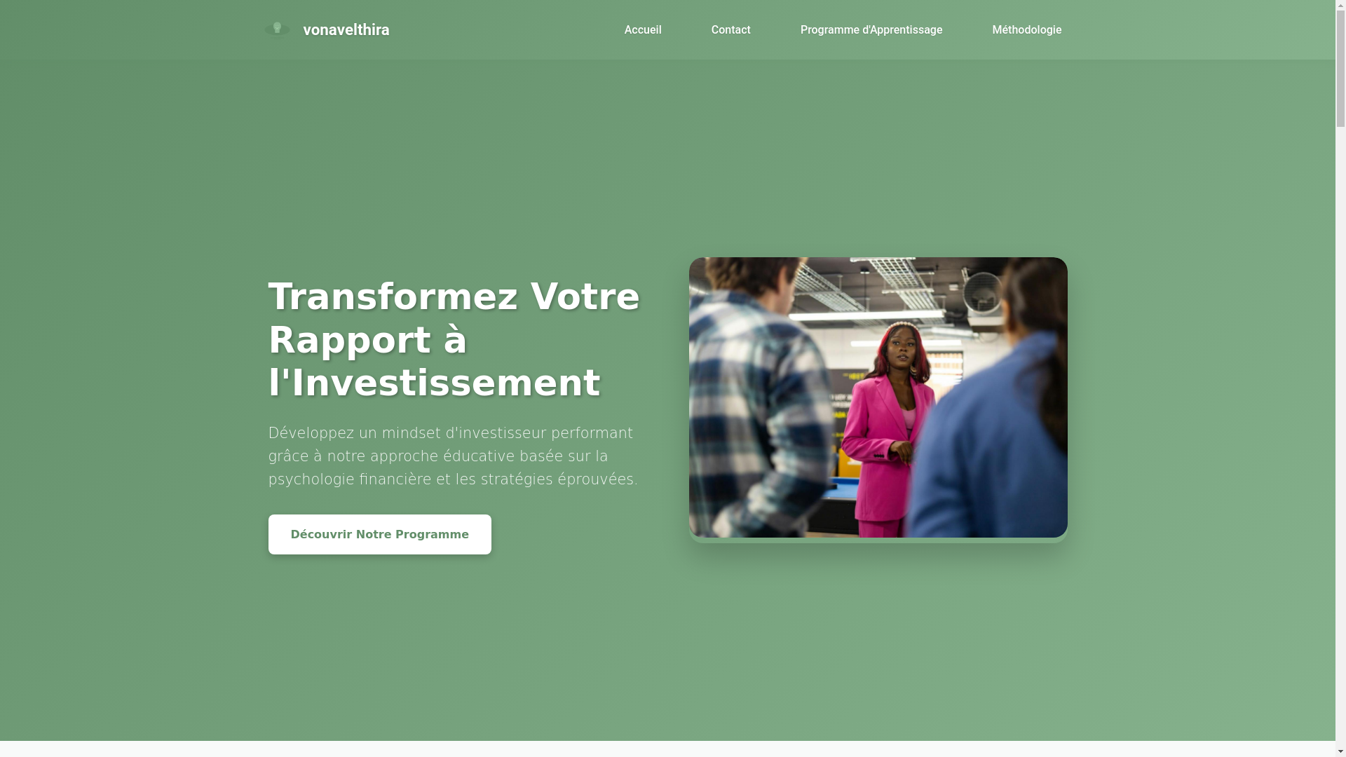 website screenshot of https://vonavelthira.com/