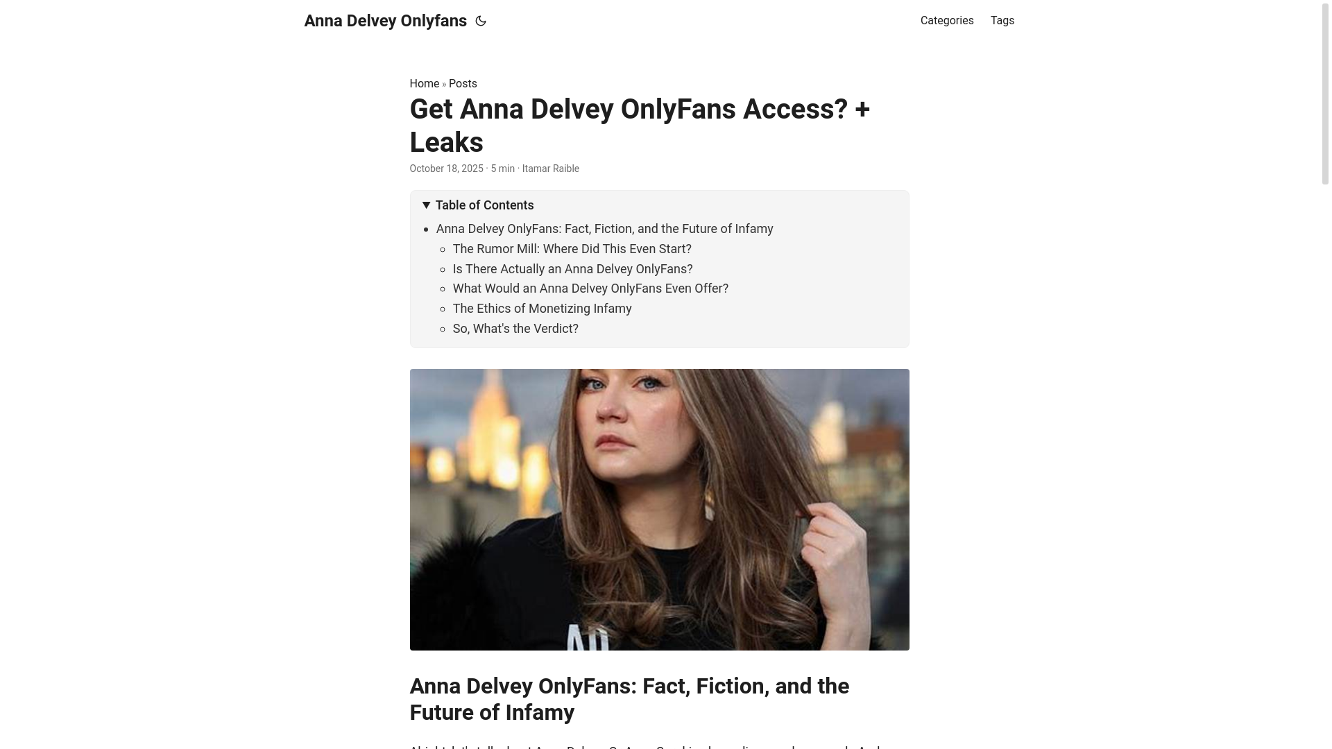 website screenshot of https://anna-delvey-onlyfans.pages.dev/