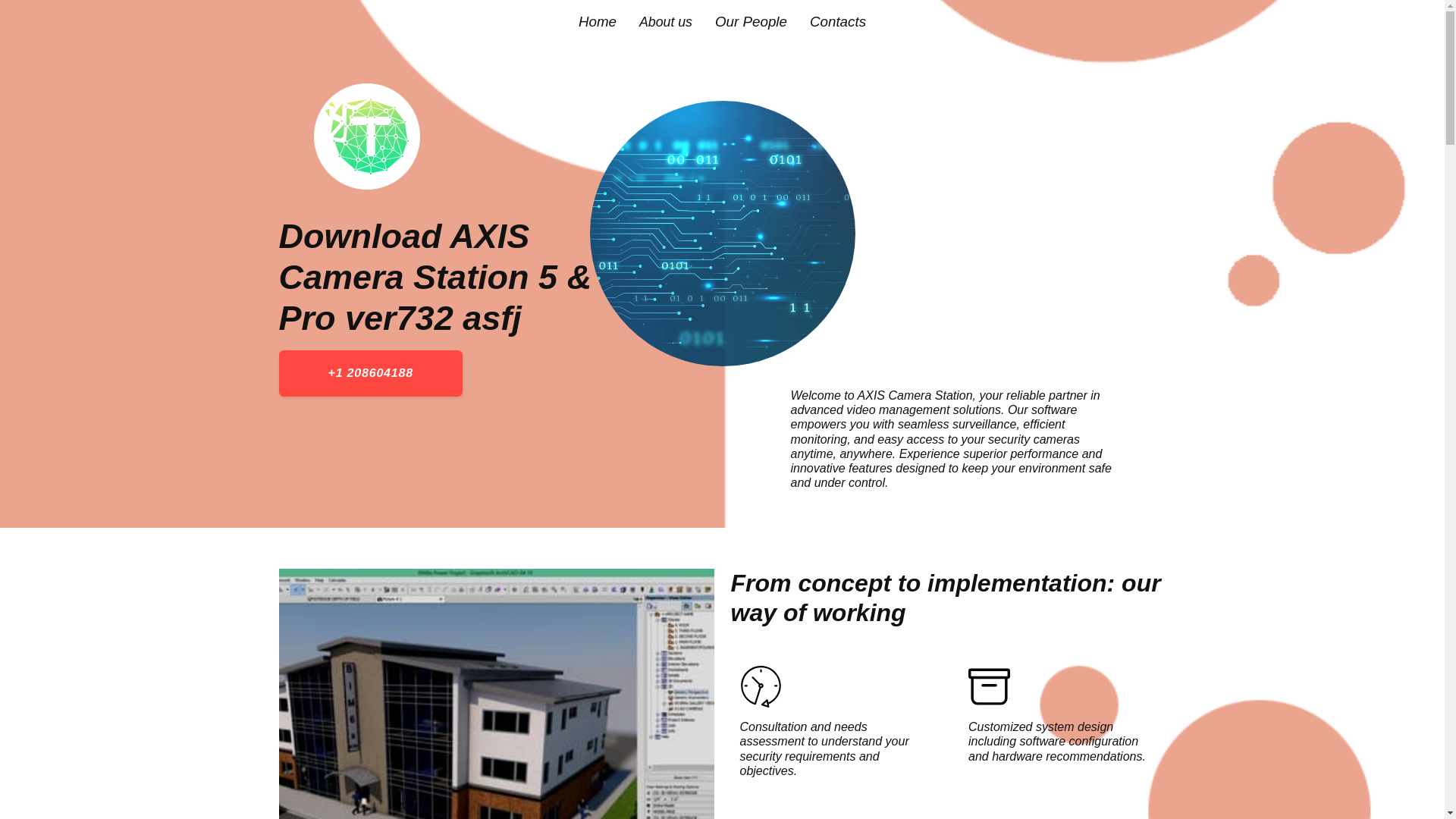 website screenshot of https://axiscamerastation.org/