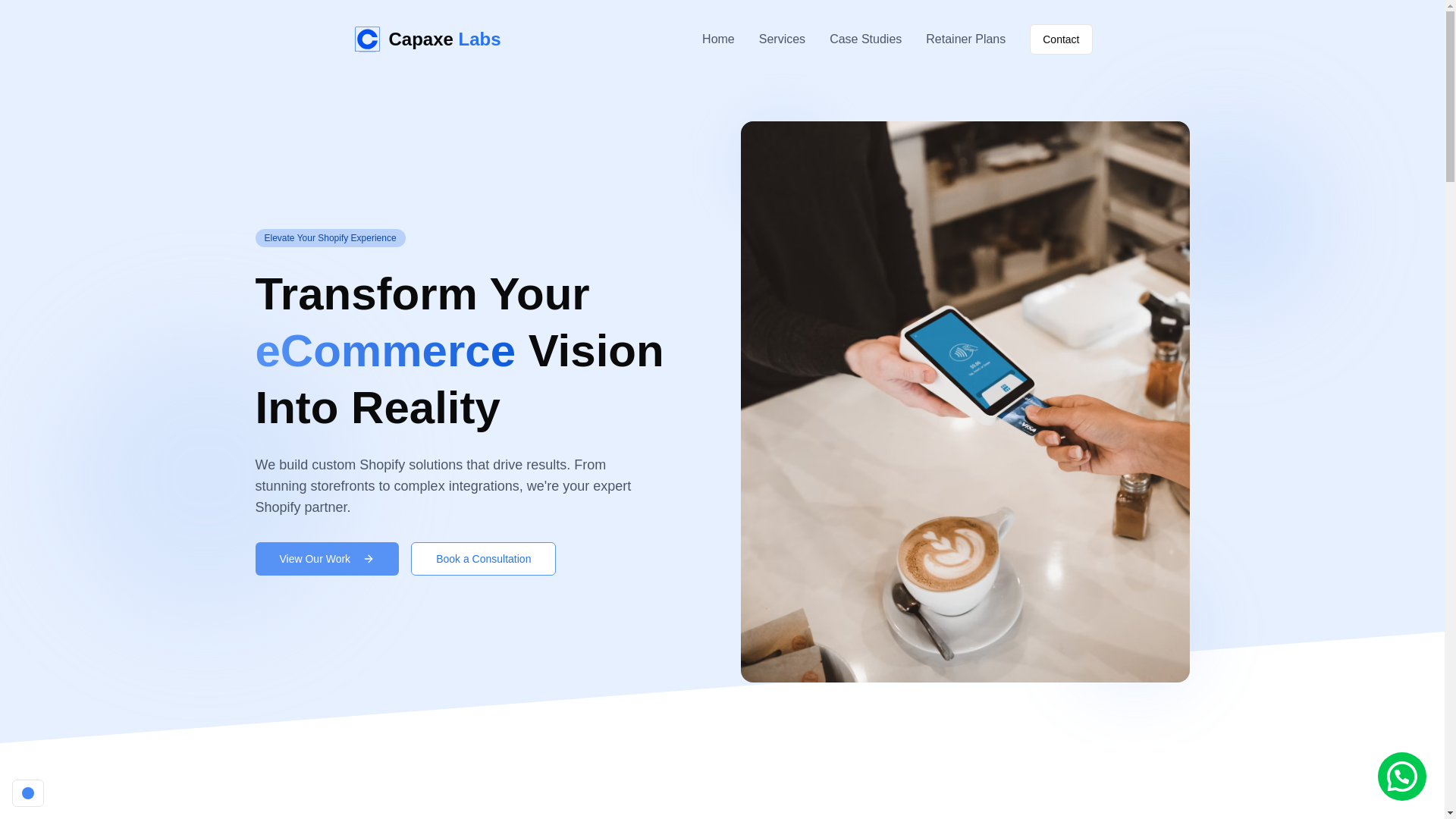 website screenshot of https://capaxe.pages.dev/