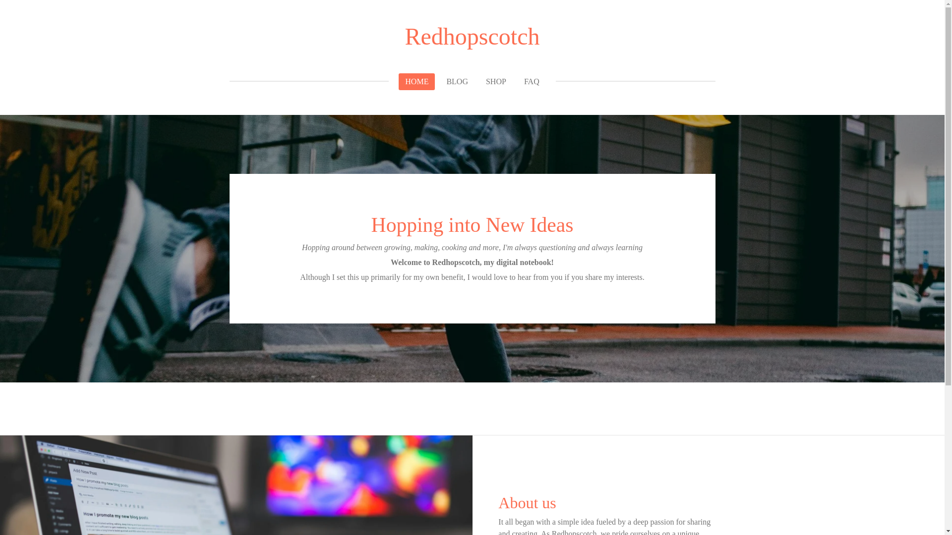 website screenshot of https://redhopscotch.online/