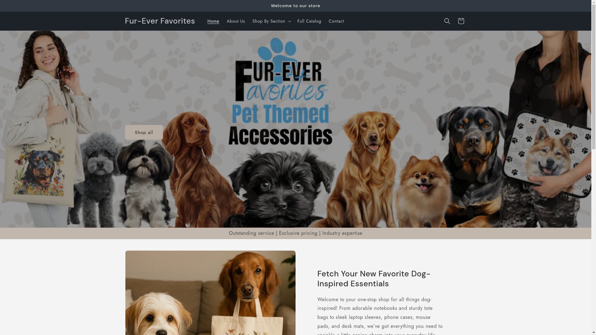 website screenshot of https://fur-everfavorites.com/