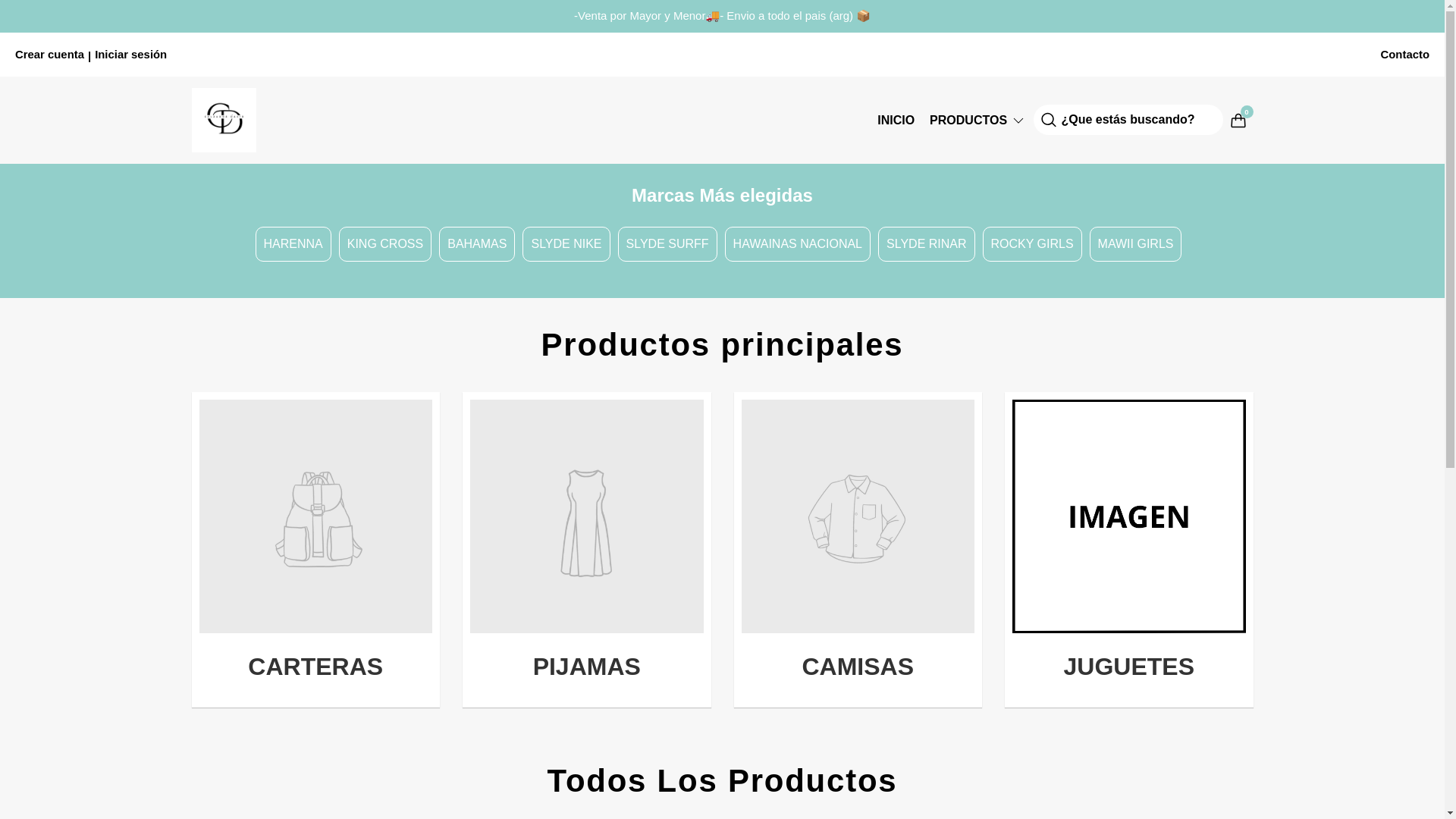 website screenshot of https://calzadosdavid.com.ar/