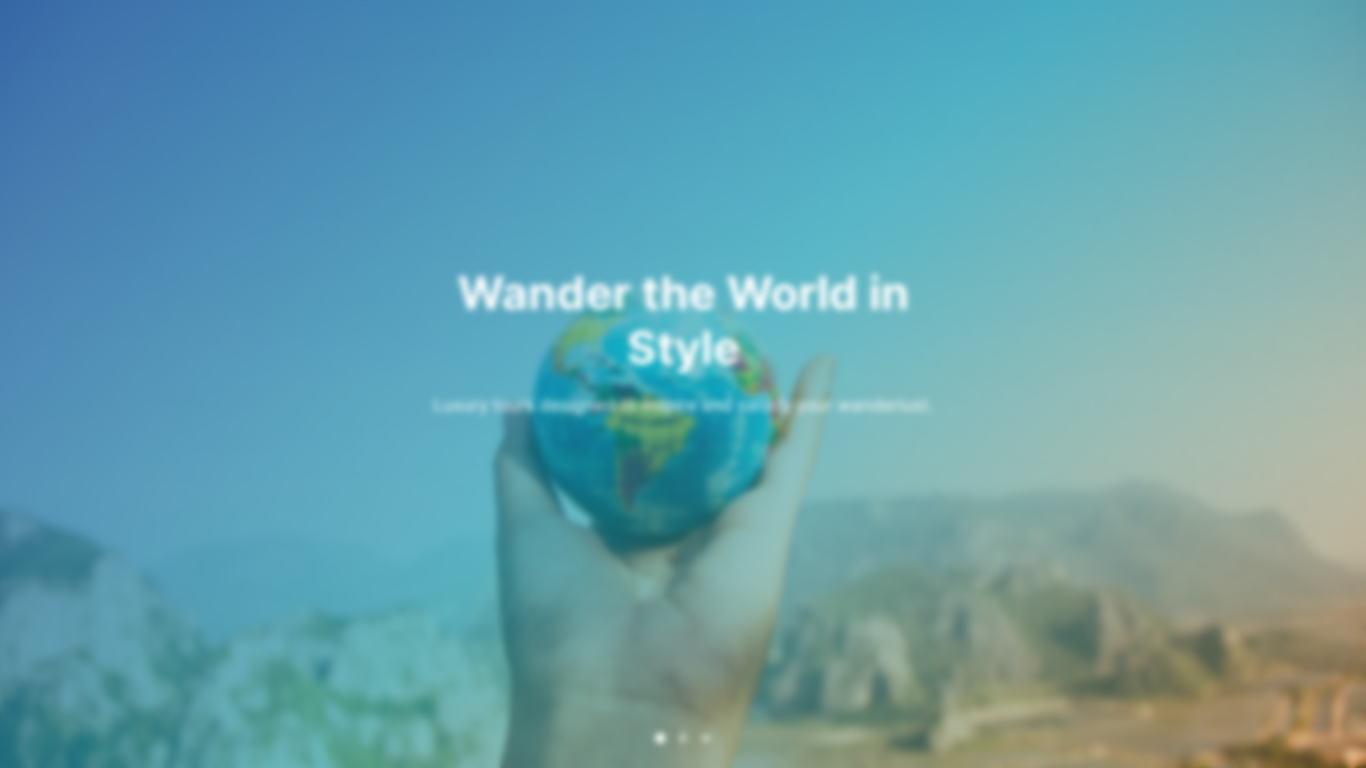 website screenshot of https://travelladingpage.pages.dev/