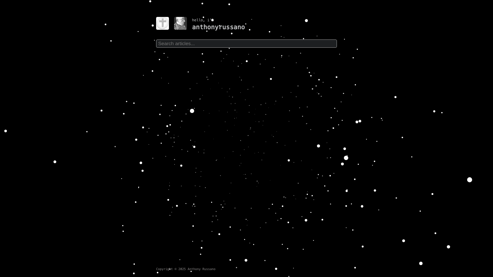 website screenshot of https://anthonyrussano-com-public.pages.dev/