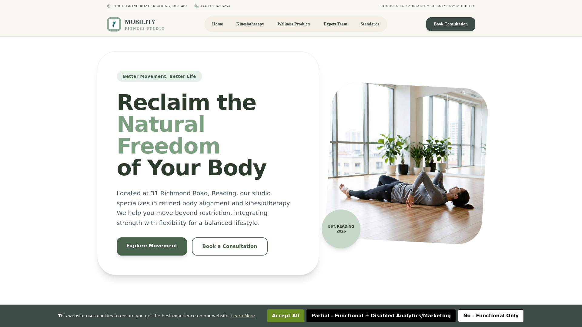 website screenshot of https://mobilityfitnesscouksp.info/
