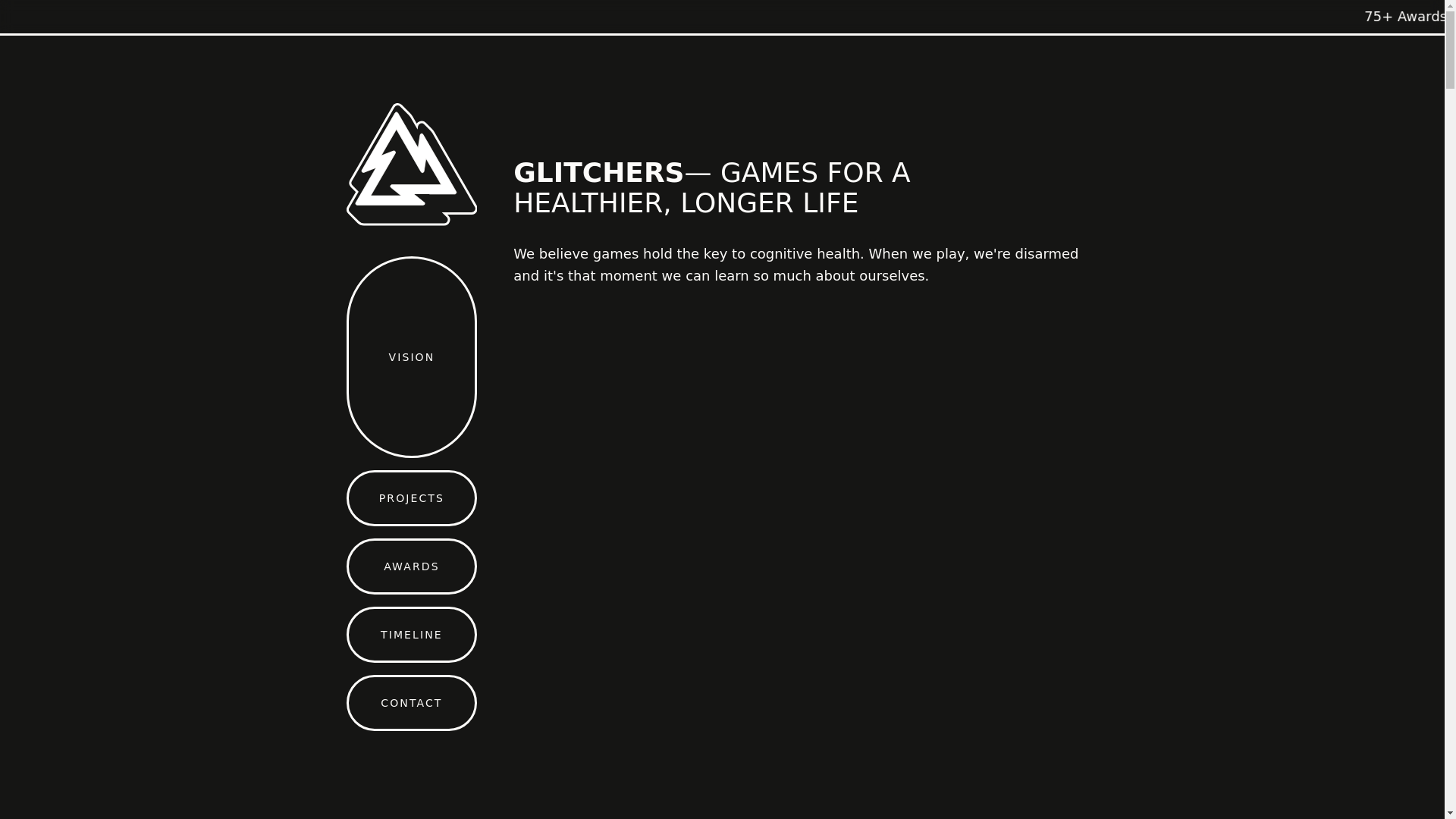 website screenshot of https://glitchers-website.pages.dev/