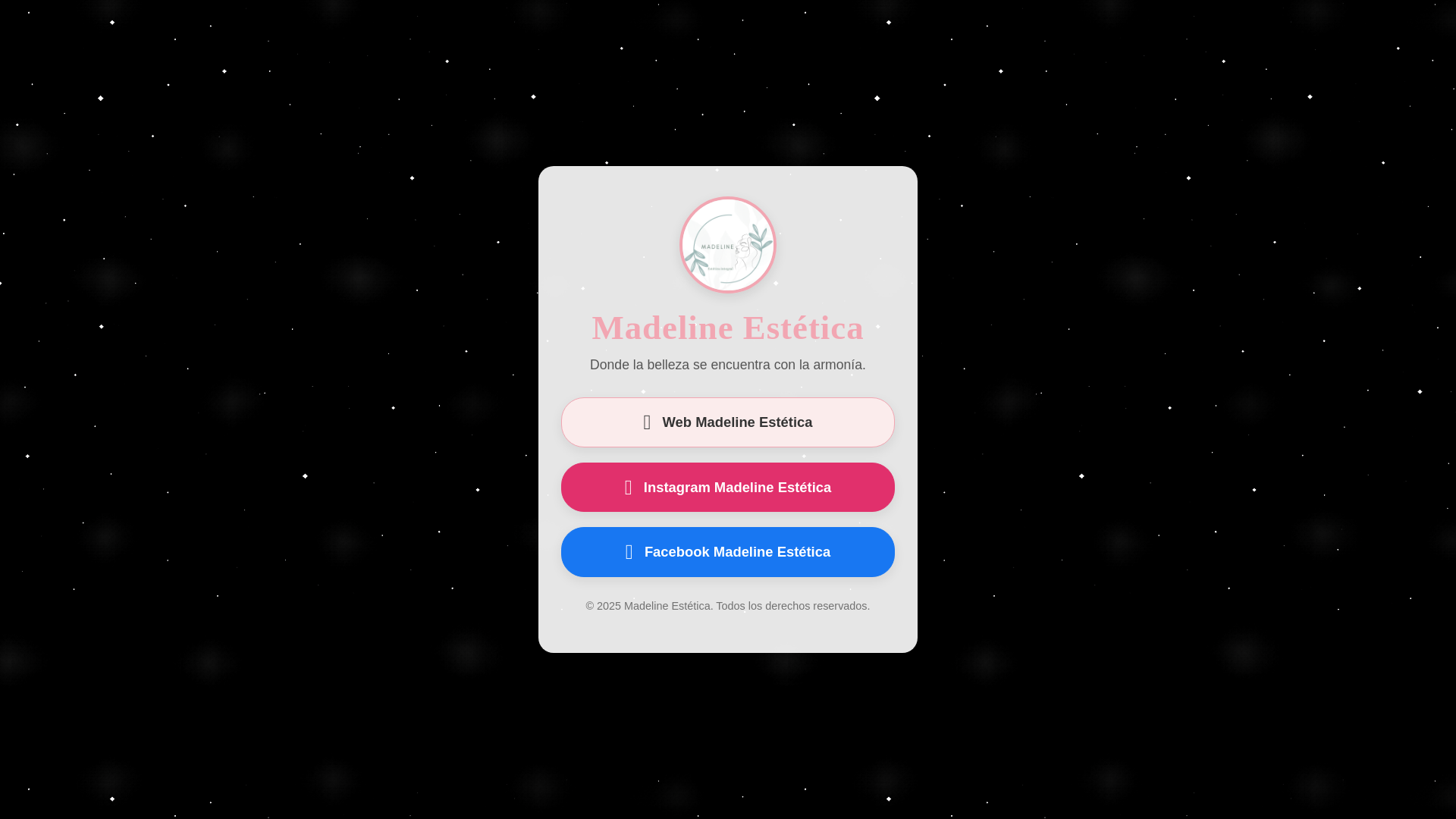 website screenshot of https://madelineestetica.com.ar/