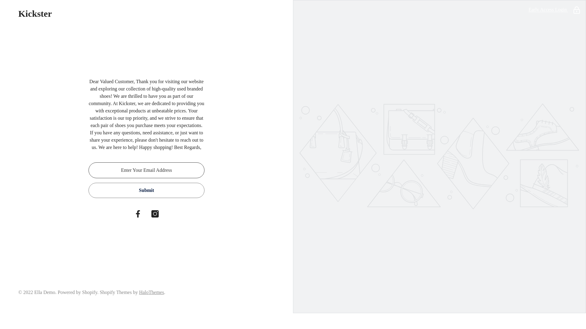 website screenshot of https://kickster.pk/