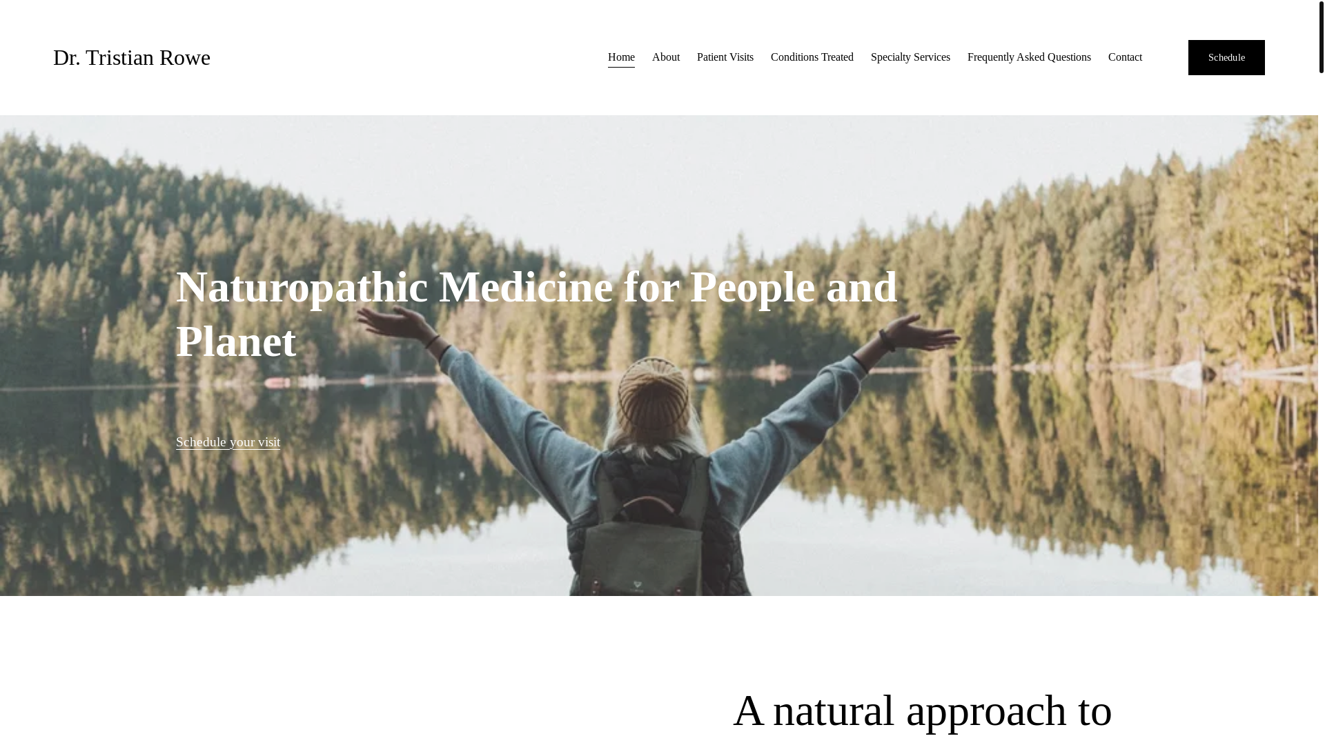 website screenshot of https://maineintegrativemedicine.com/