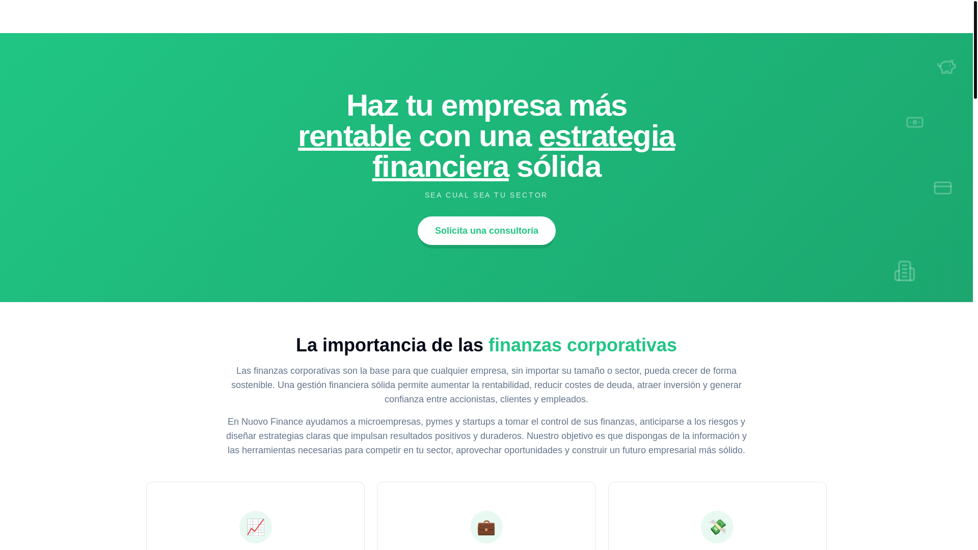 website screenshot of https://nuovo-finance.com/