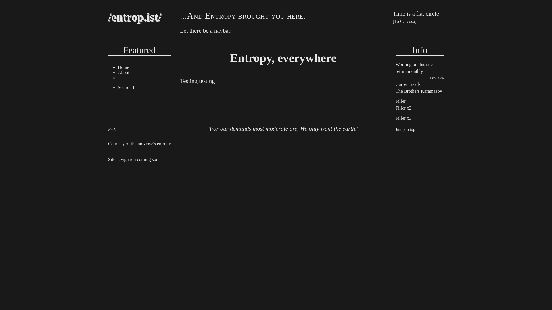 website screenshot of https://entrop-ist.pages.dev/