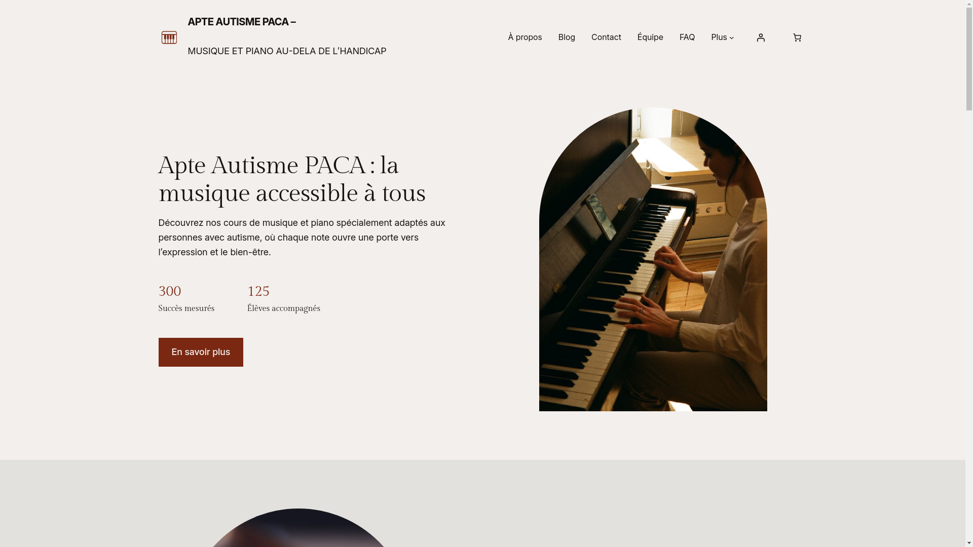 website screenshot of https://apteautismepaca-enseignementmusicalethandicap.com/