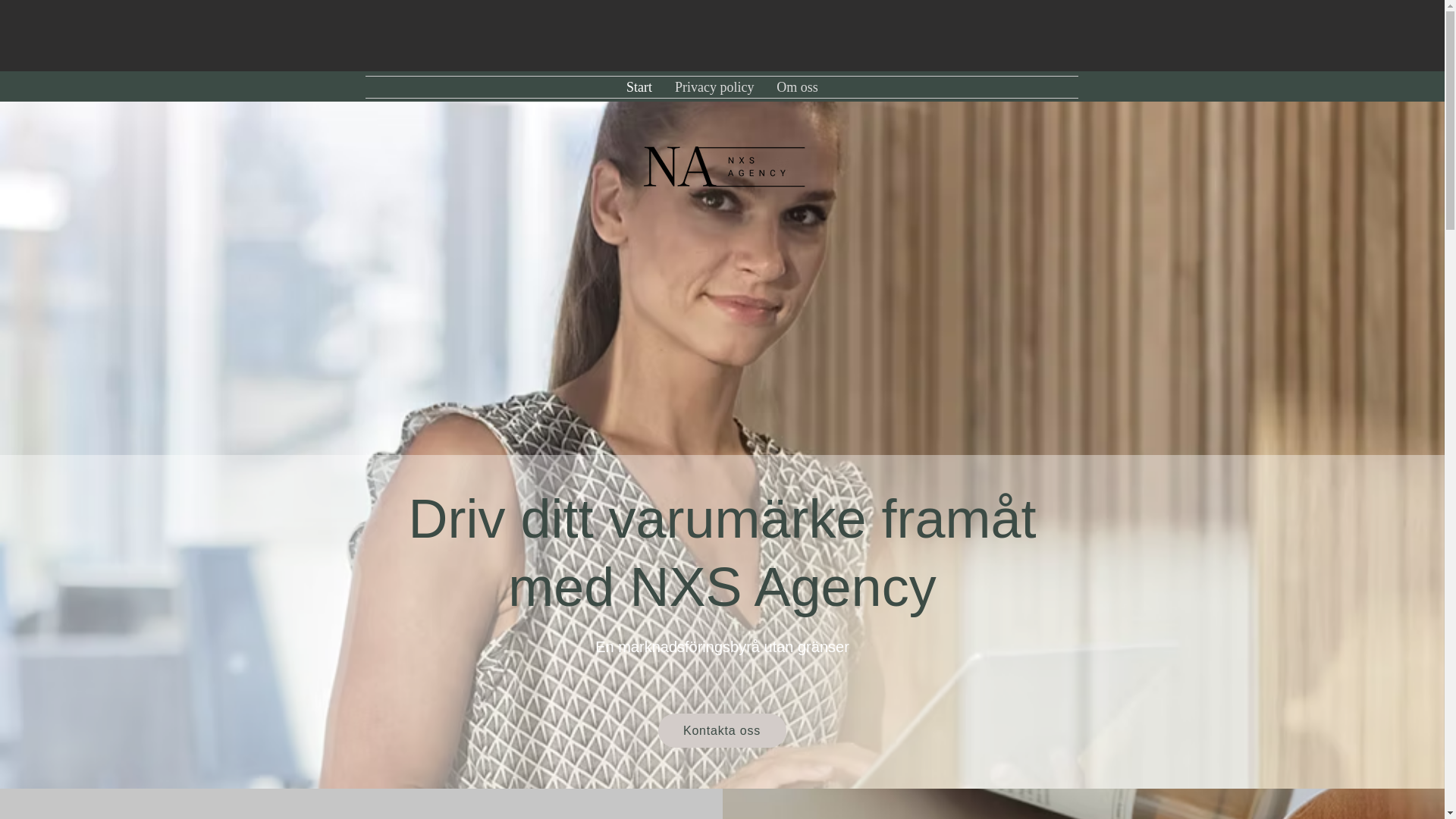 website screenshot of https://nxsagency.one/
