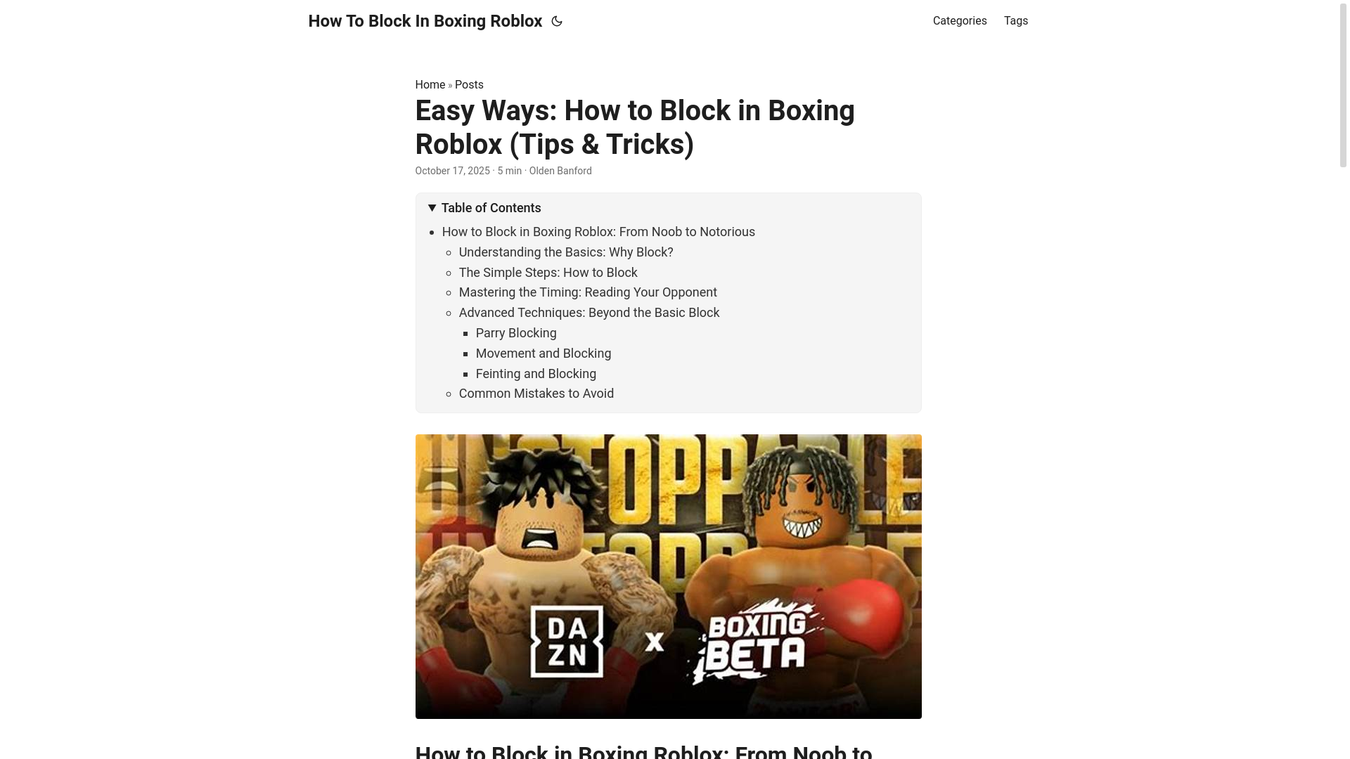 website screenshot of https://how-to-block-in-boxing-roblox.pages.dev/