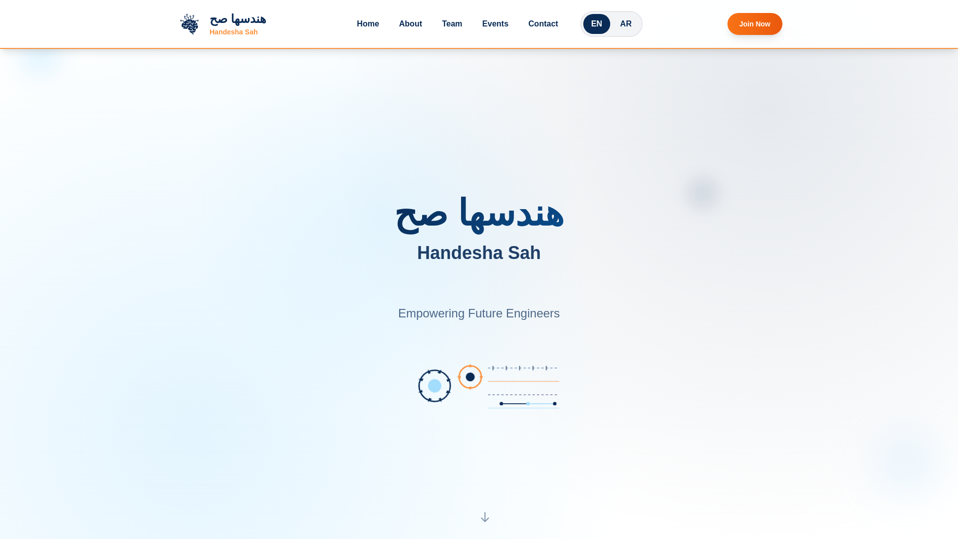 website screenshot of https://handesha.pages.dev/