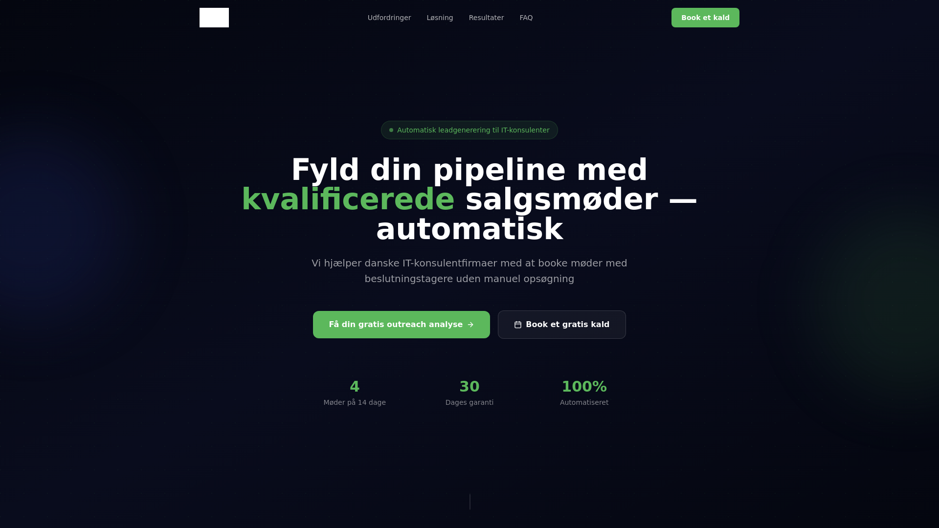 website screenshot of https://be-leadgen.com/
