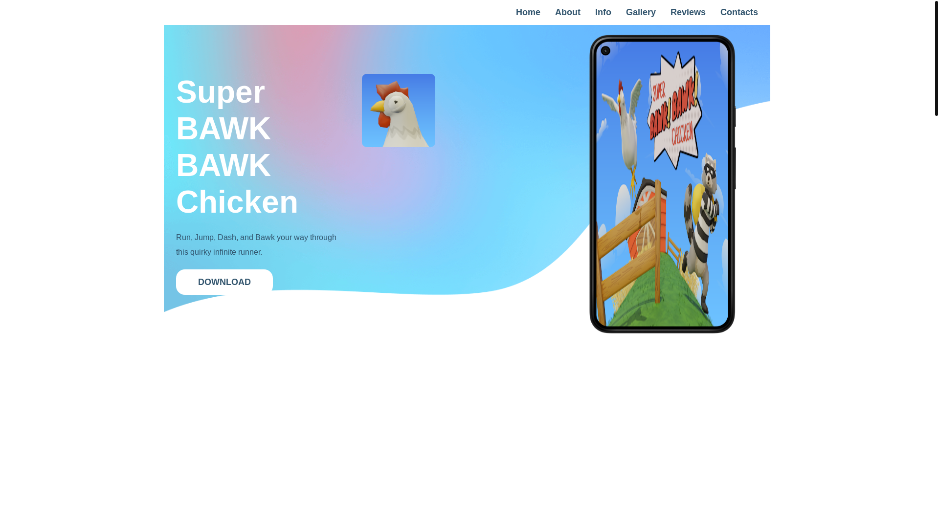 website screenshot of https://chicken-gogo.top/
