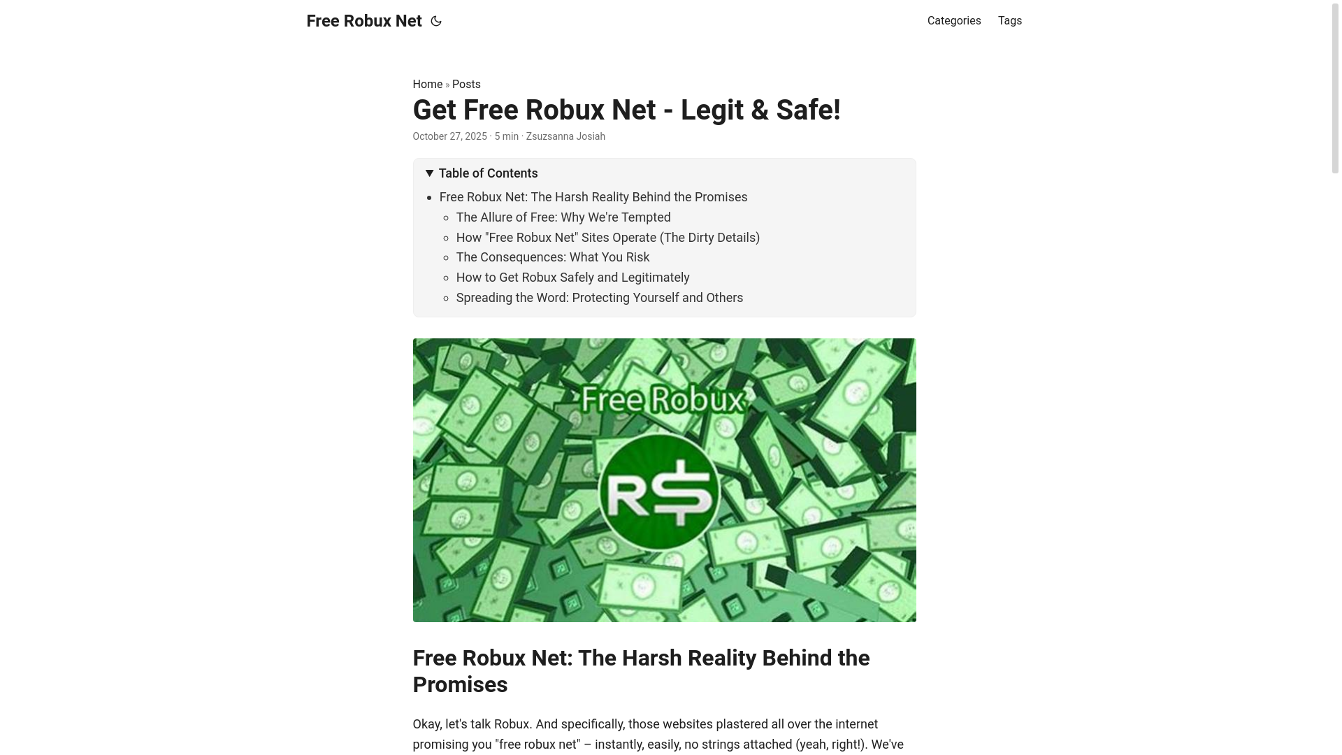 website screenshot of https://free-robux-net.pages.dev/