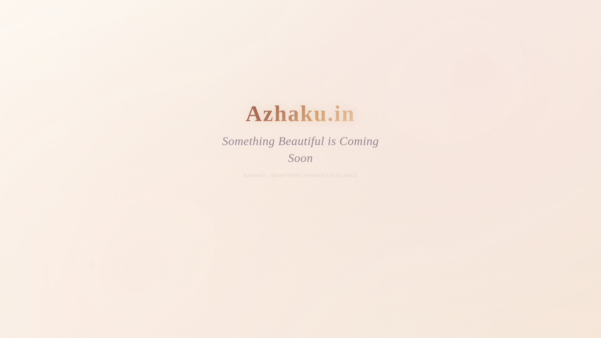 website screenshot of https://azhaku.in/