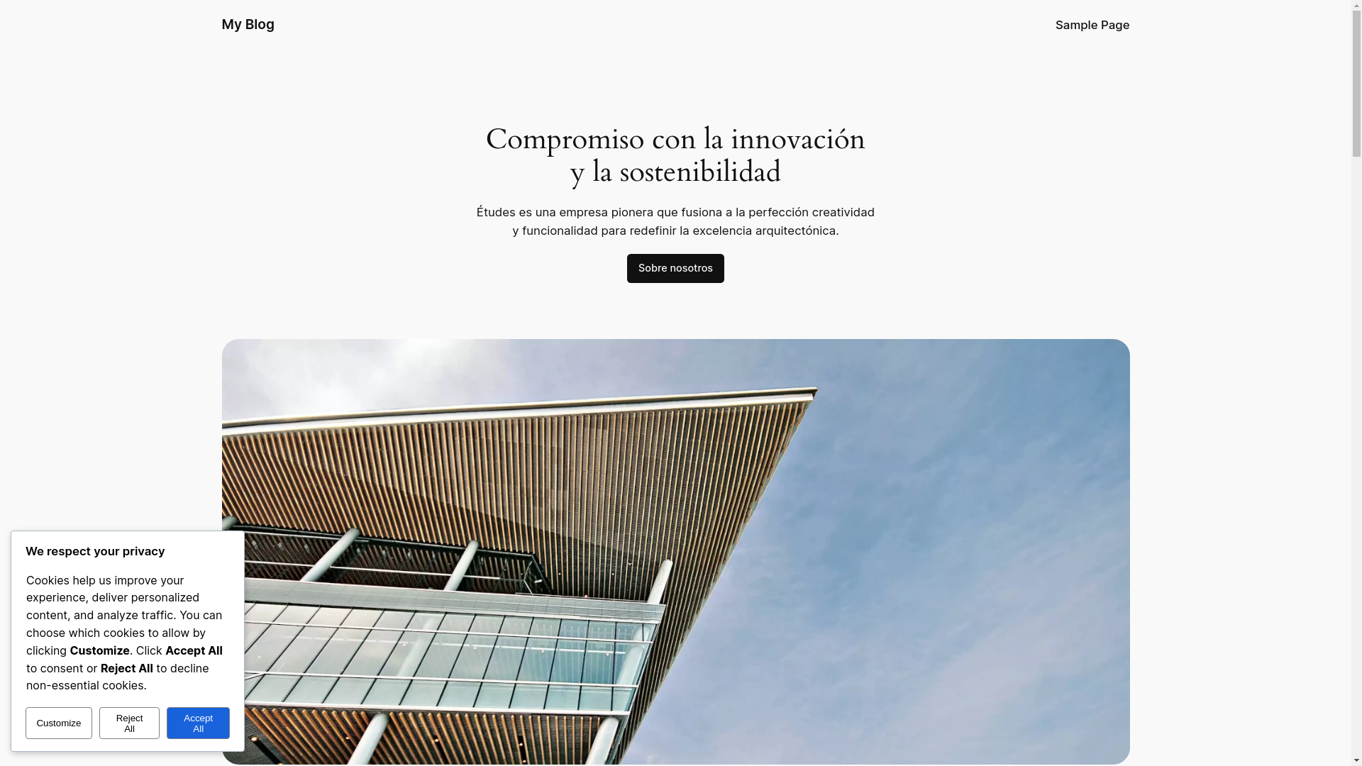 website screenshot of https://pazybienmusic.com/