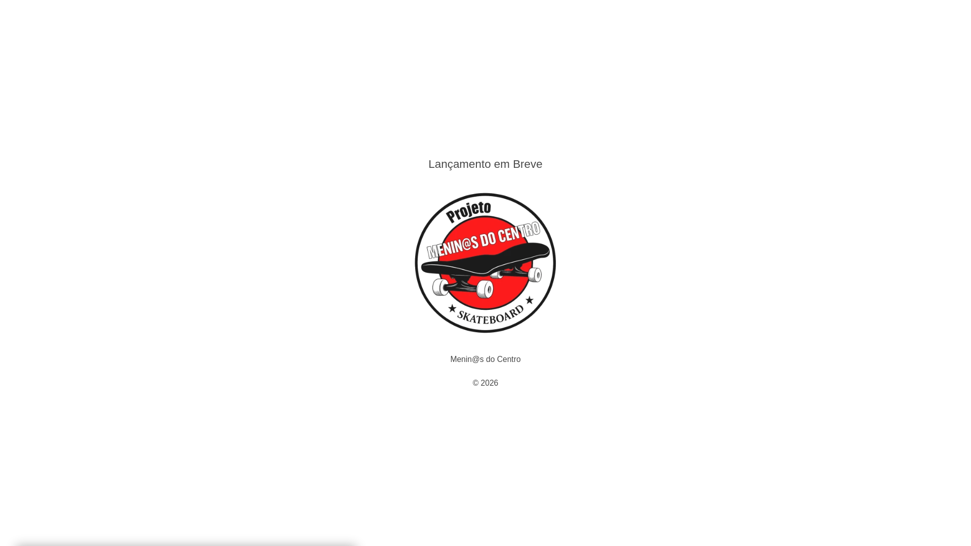 website screenshot of https://meninosdocentro.com.br