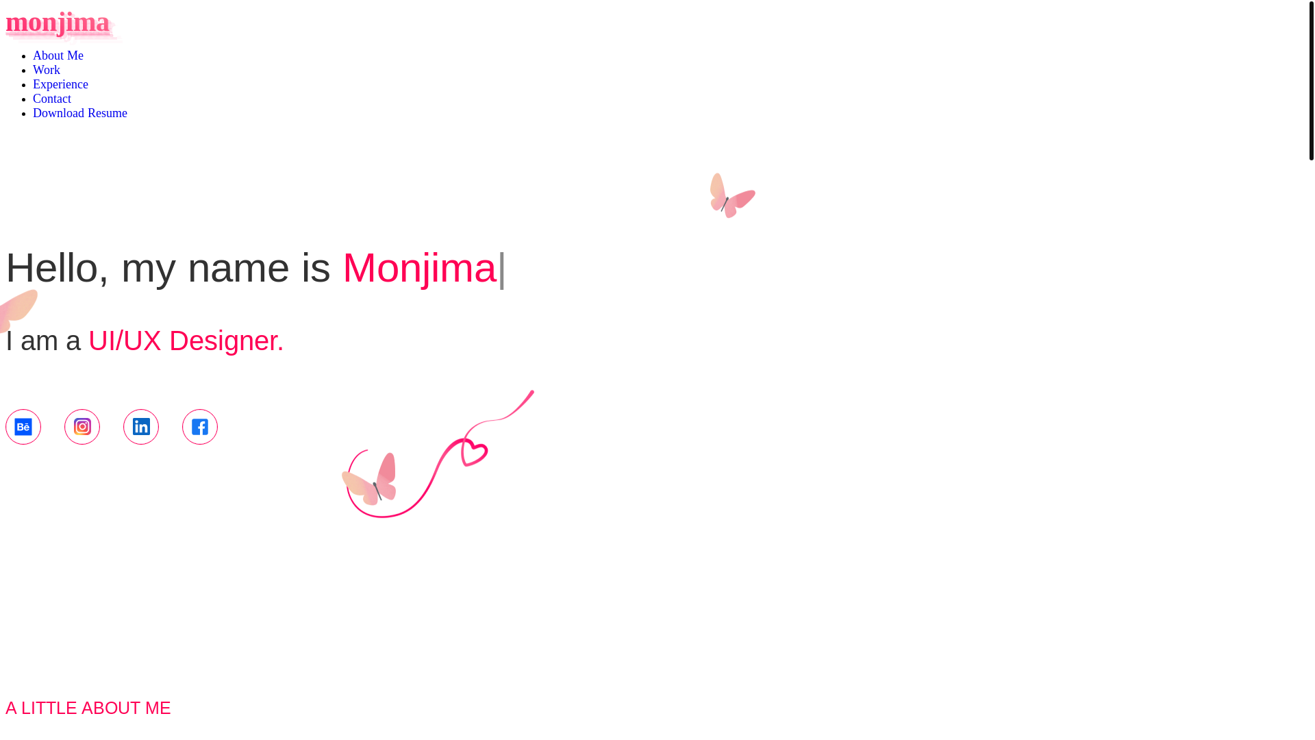 website screenshot of https://monjimalahiri.pages.dev/