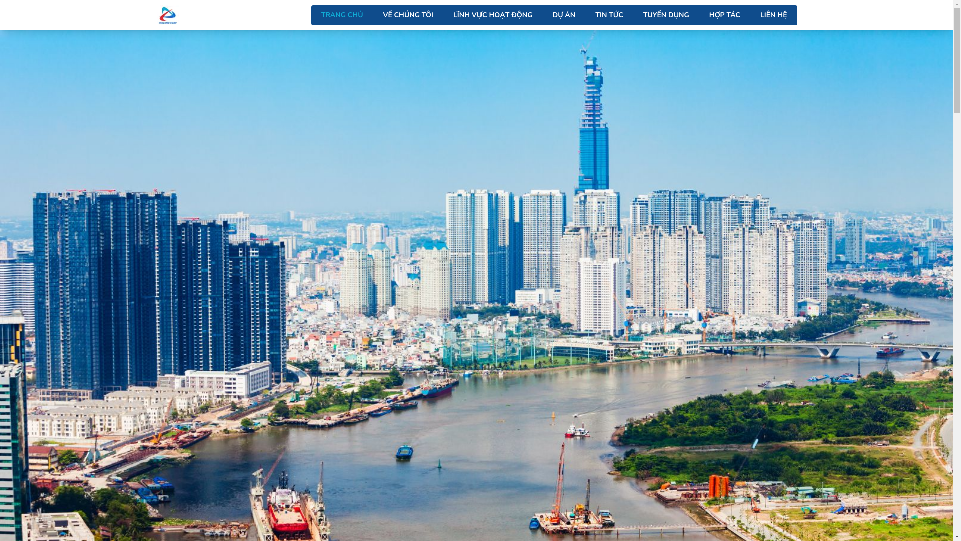 website screenshot of https://philongcorp.vn/