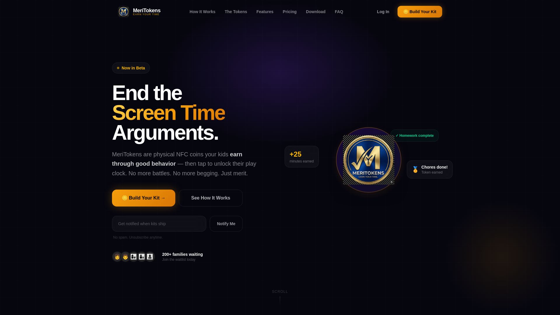 website screenshot of https://meritokens-web.pages.dev/