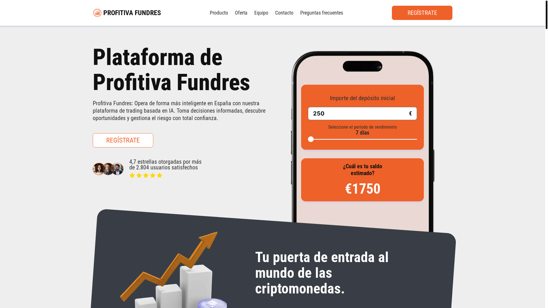 website screenshot of https://profitivafundresia.com