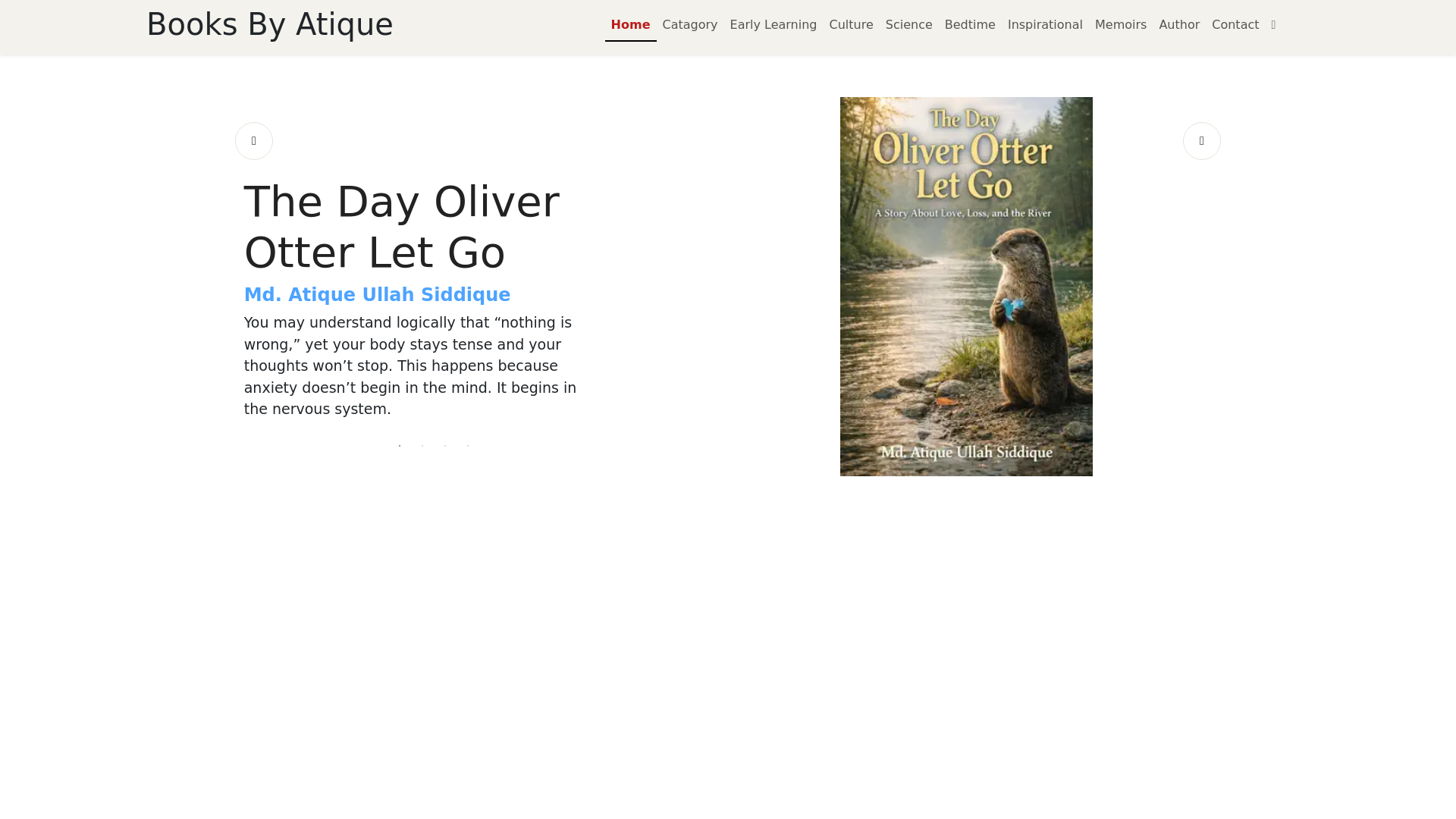 website screenshot of https://atiquesiddique.com