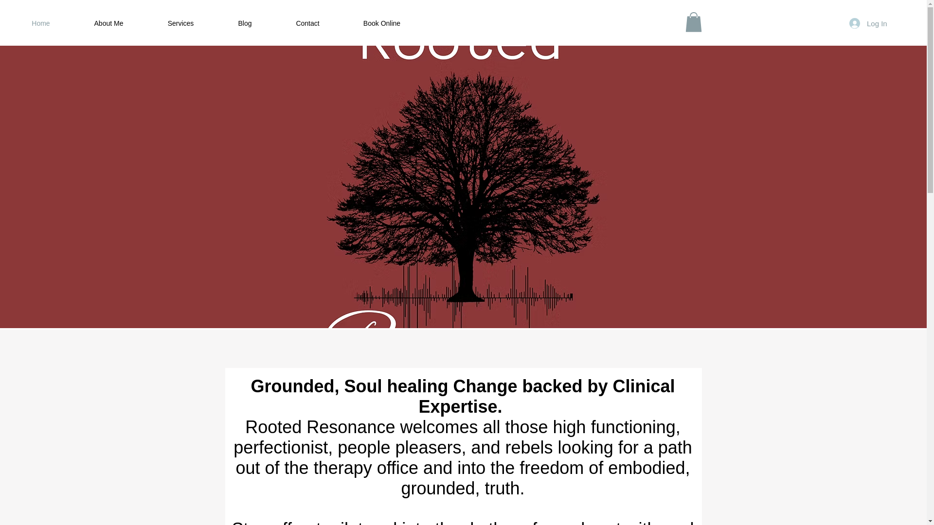 website screenshot of https://rootedresonancecoaching.com/